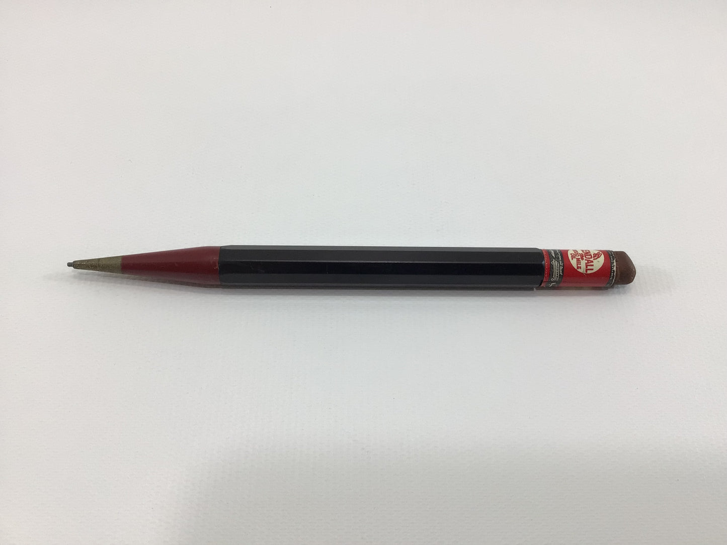 Kendall Oil Mechanical Pencil Black Red Vintage Advertising Collectible