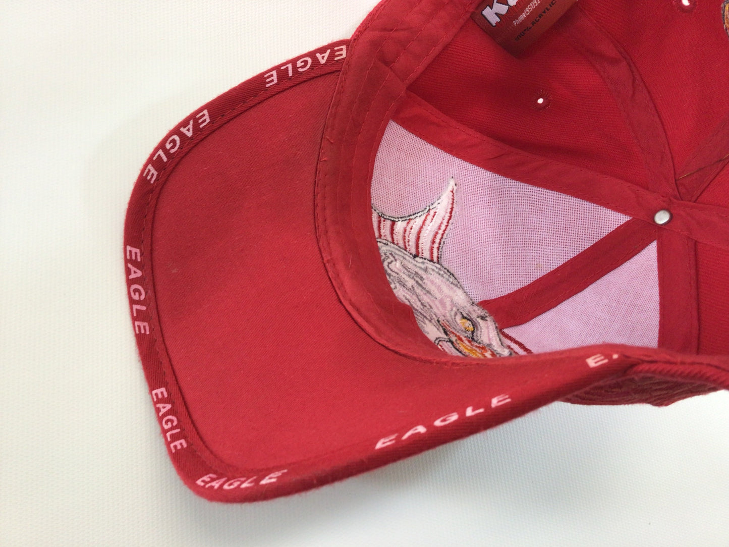 Eagle Red Patriotic Trucker Baseball Cap K&S Unique Brand Adjustable Size