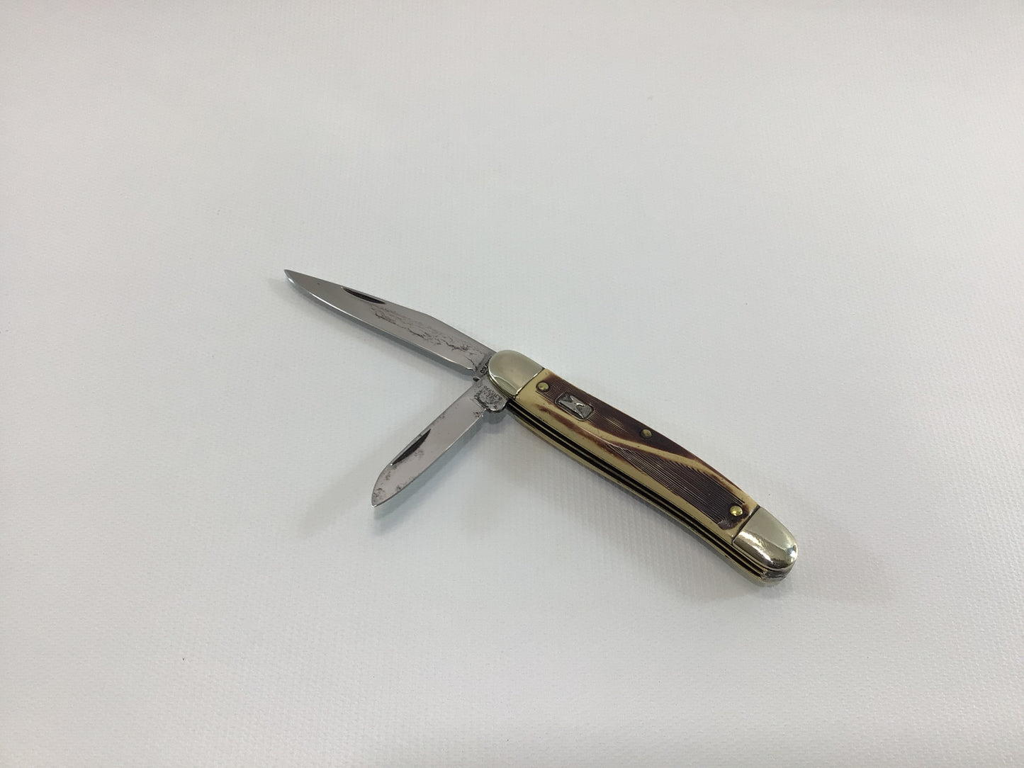 Vintage Pocket Knife Colonial Anvil 2 Blade Stockman Quality Made in USA