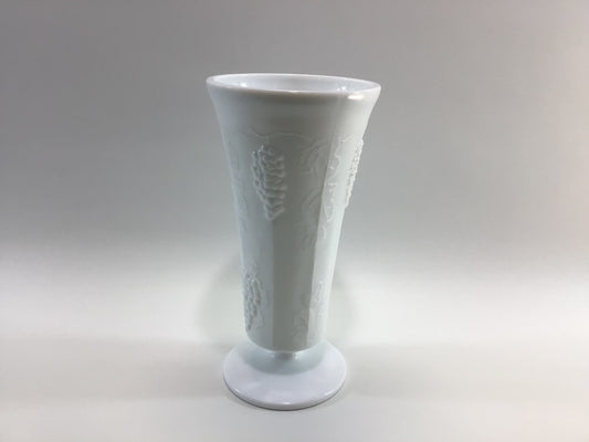 Milk Glass Colony Vase 10" Indiana Glass Co Vintage Floral Arranging Home Decor Table Centerpiece