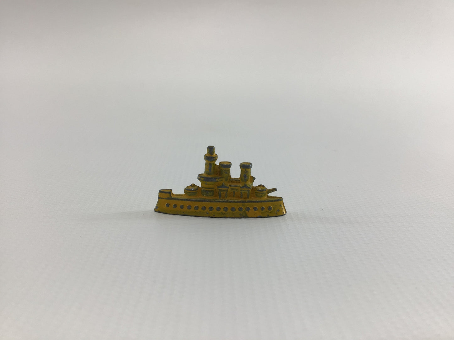 Cracker Jack Prize Battleship 1920s Vintage Miniature Toy Cold Painted Pot Metal - Choose One