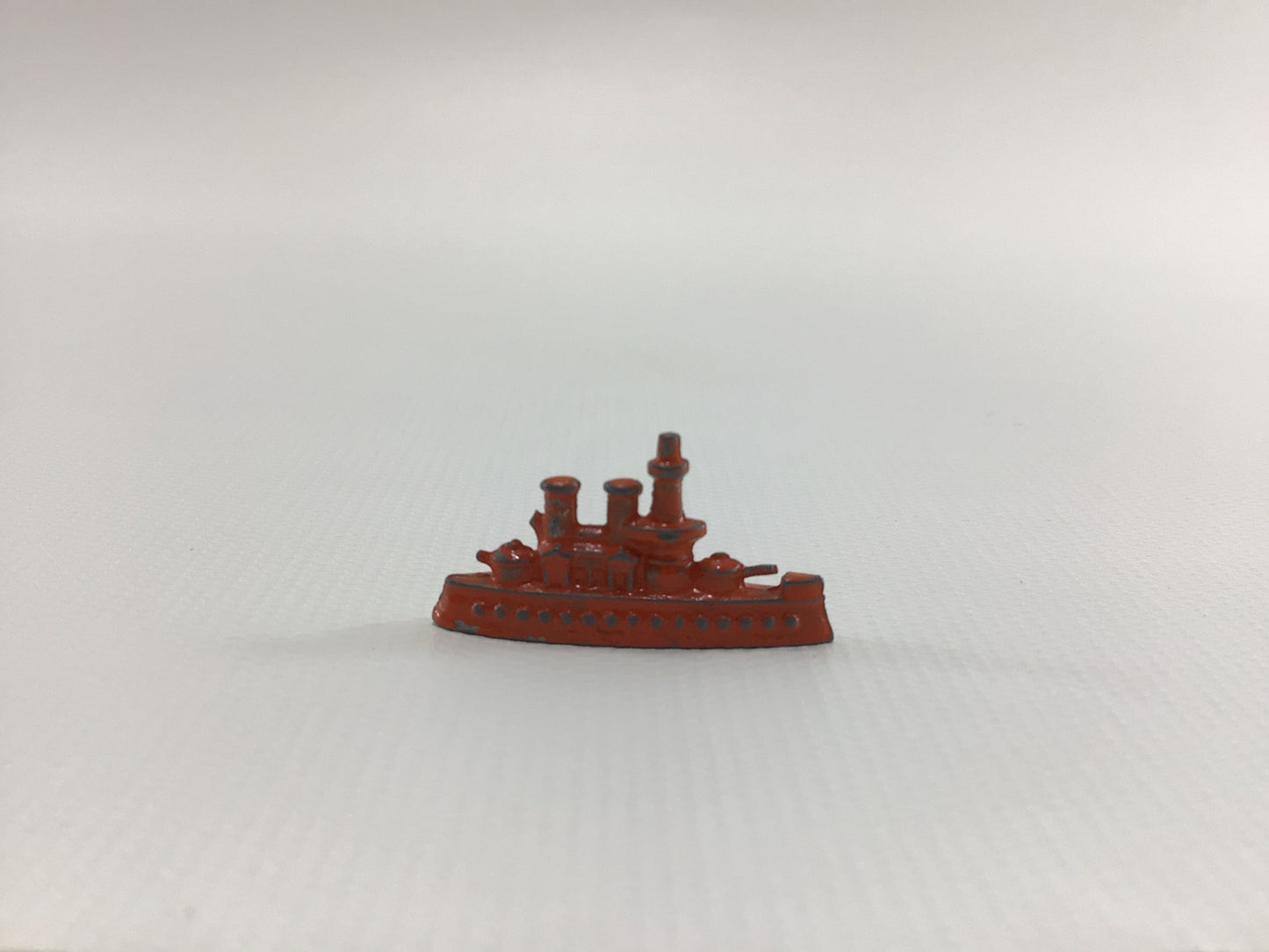 Cracker Jack Prize Battleship 1920s Vintage Miniature Toy Cold Painted Pot Metal - Choose One