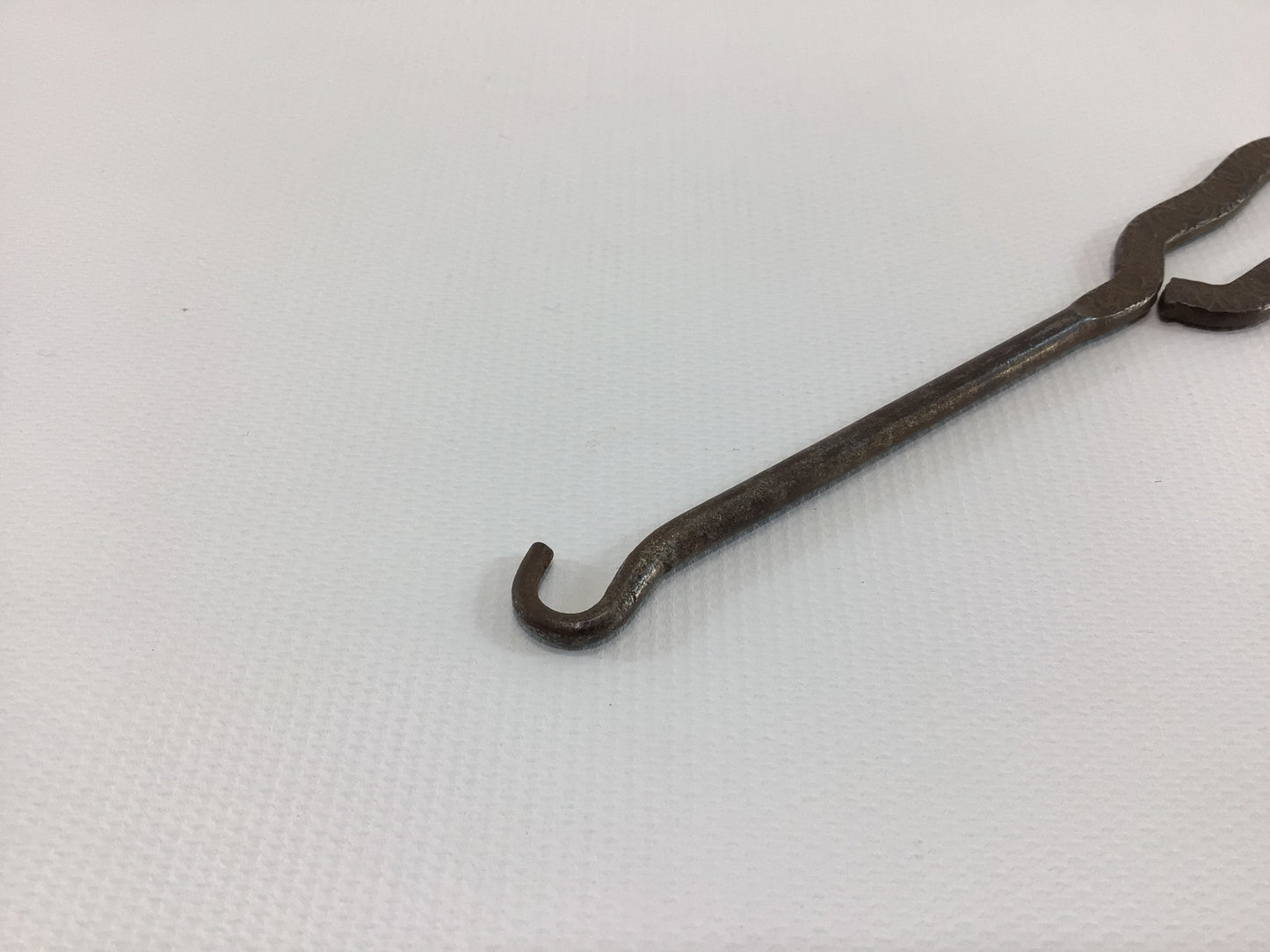Button Hook Merritt & Tompkins Pontiac Antique Advertising Collectible Edwardian Hand Tool Gadget for Shoes Gloves Corsets