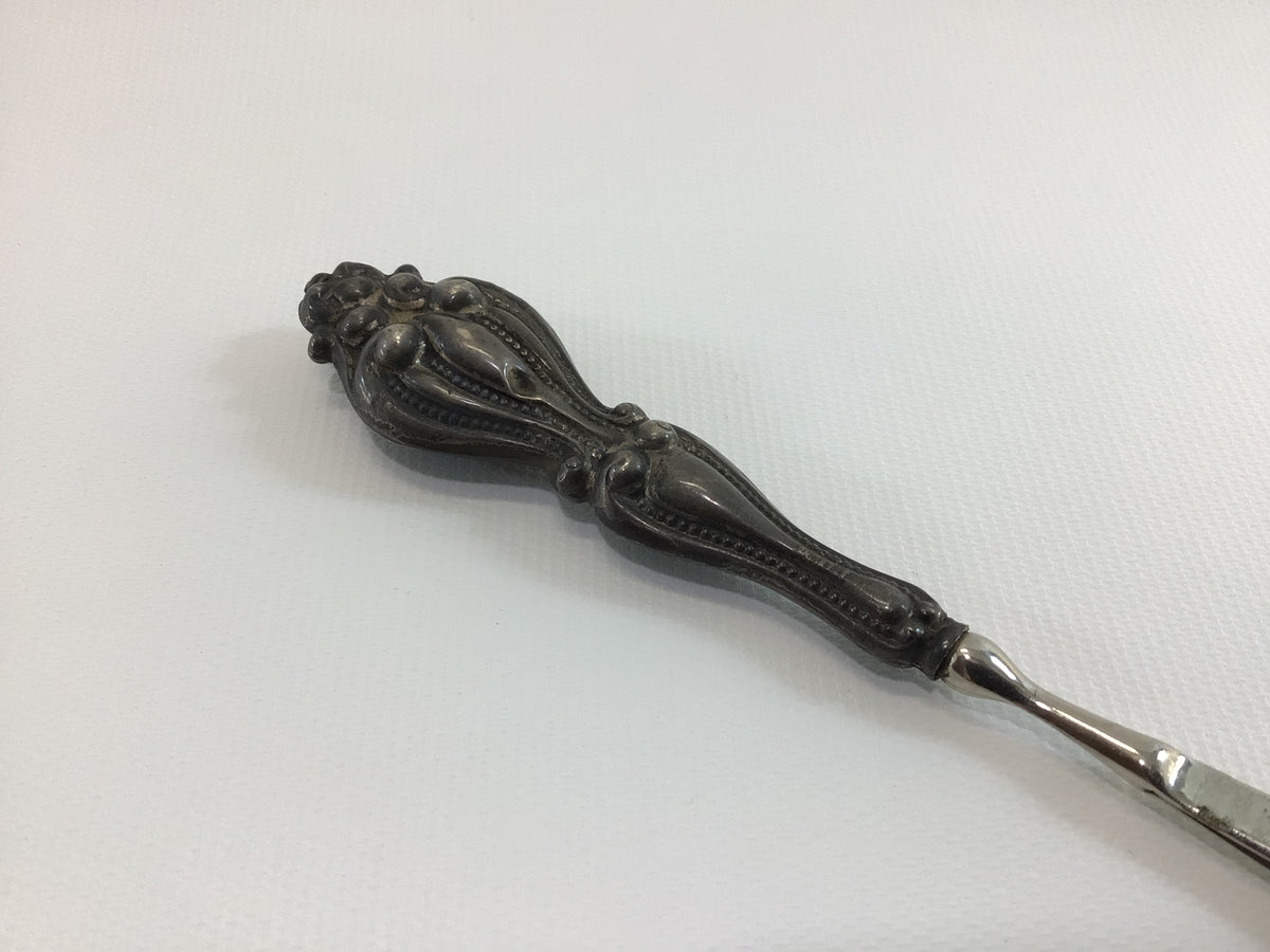 Sterling Silver Handle 6" Tweezer Victorian Collectible Antique Vanity Decor