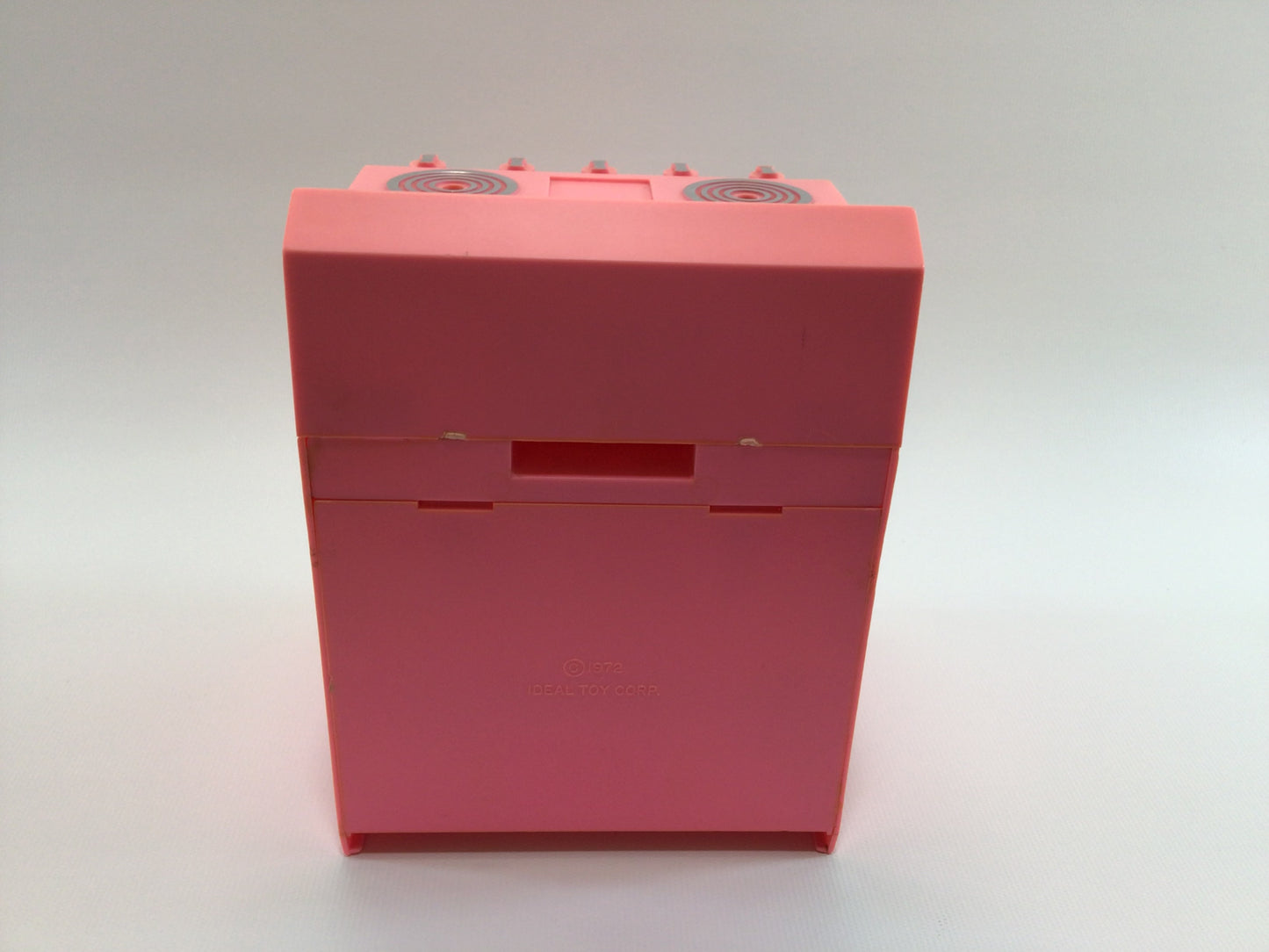 Vintage Toy Oven 1972 Ideal Toys In A Minute Pink Hard Plastic Kitchen Appliance