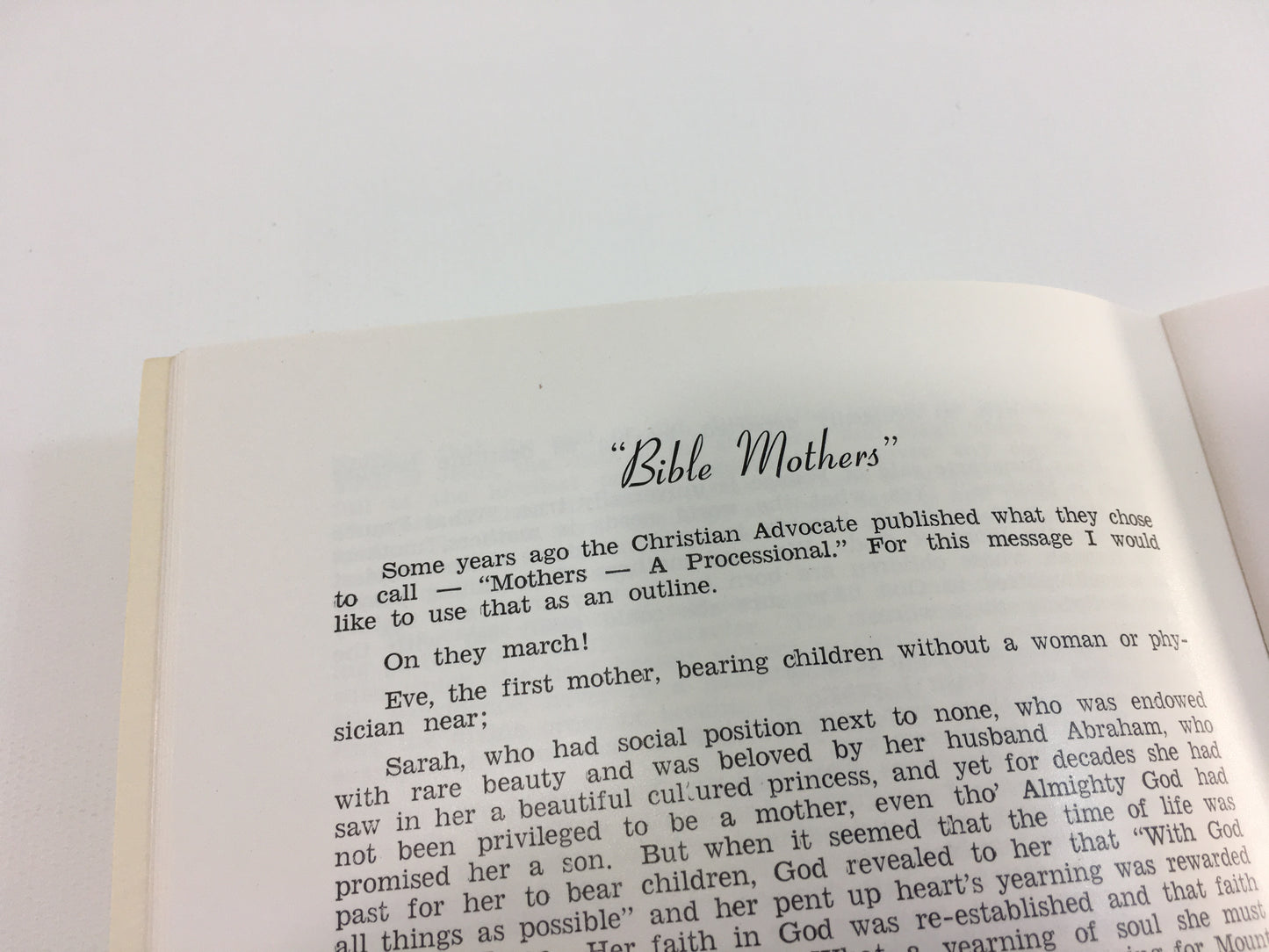 Christian Baptist Spiritual Book Mother and Home Mrs. H H Savage 1958 Mother's Day Messages Evening Prayer Mary Mother of Jesus Poems