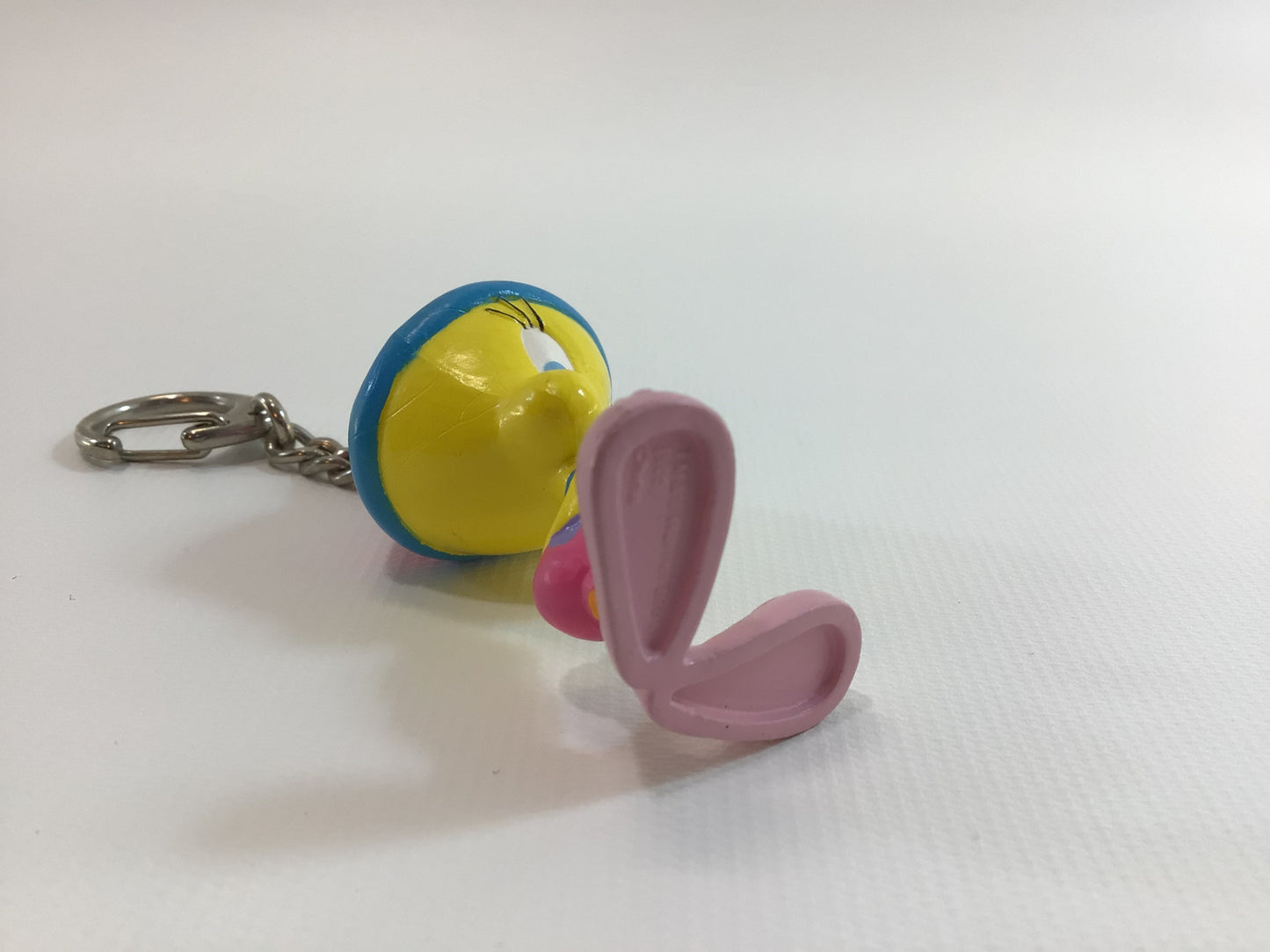 Looney Tunes Tweety Bird Keychain Figure Vintage Toy Figure Easter Outfit