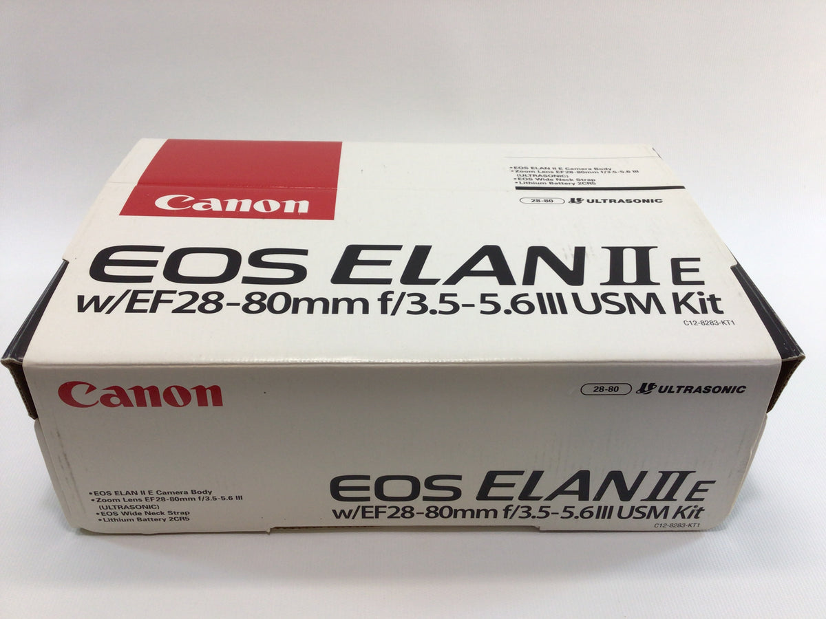 Canon 35mm EOS Elan II E Camera Body and EF 28- 80mm Zoom Lens Vintage Photography Equipment