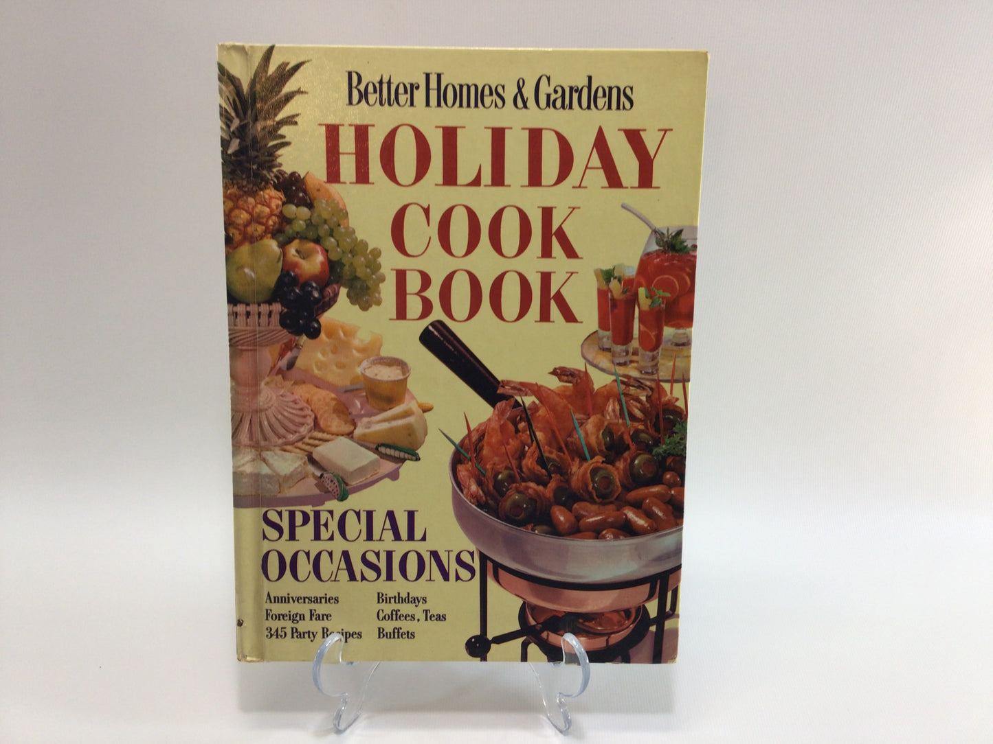 Holiday Cook Book Vintage Better Homes and Gardens Cookbook Entertaining Party Special Occasions Family Recipes Copyright 1959