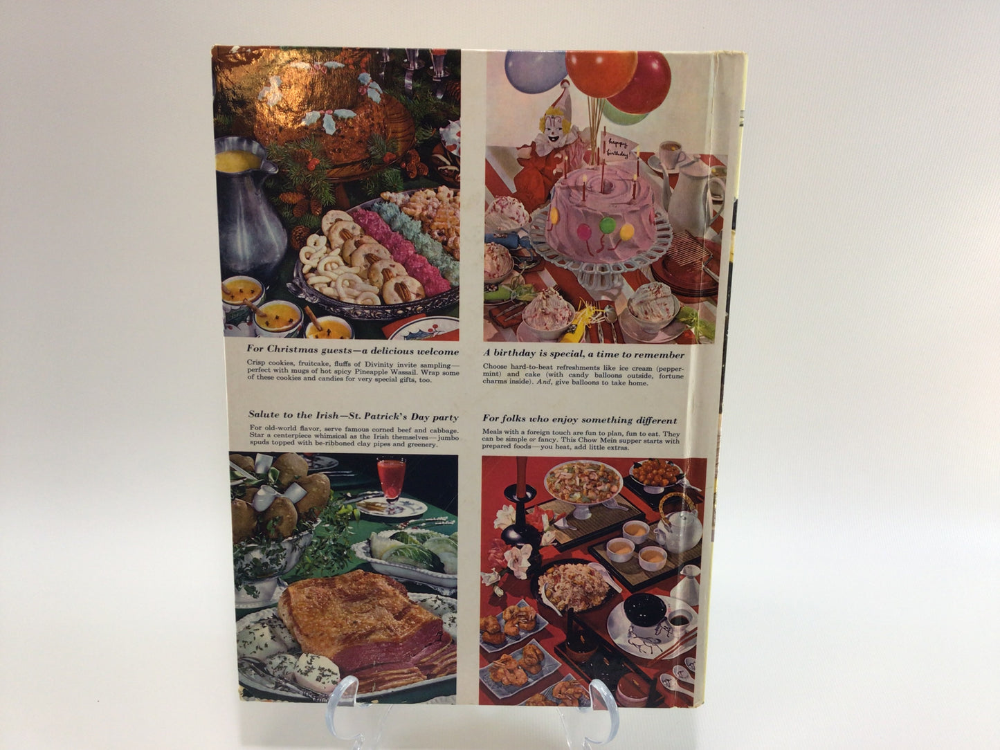 Holiday Cook Book Vintage Better Homes and Gardens Cookbook Entertaining Party Special Occasions Family Recipes Copyright 1959