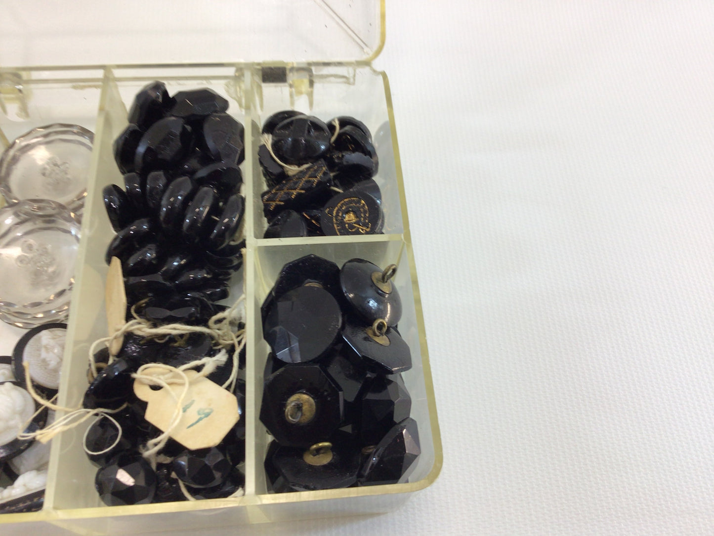 Button Collection Variety of Antique Vintage Plastic Bakelite Mother of Pearl Glass Buttons