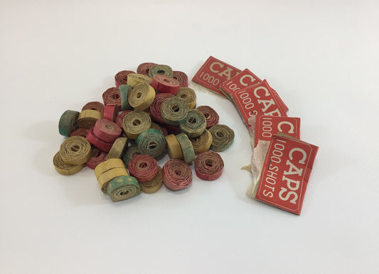 Vintage Cap Gun 1/4" Cap Rolls Toy Pistol Replacement Ammo