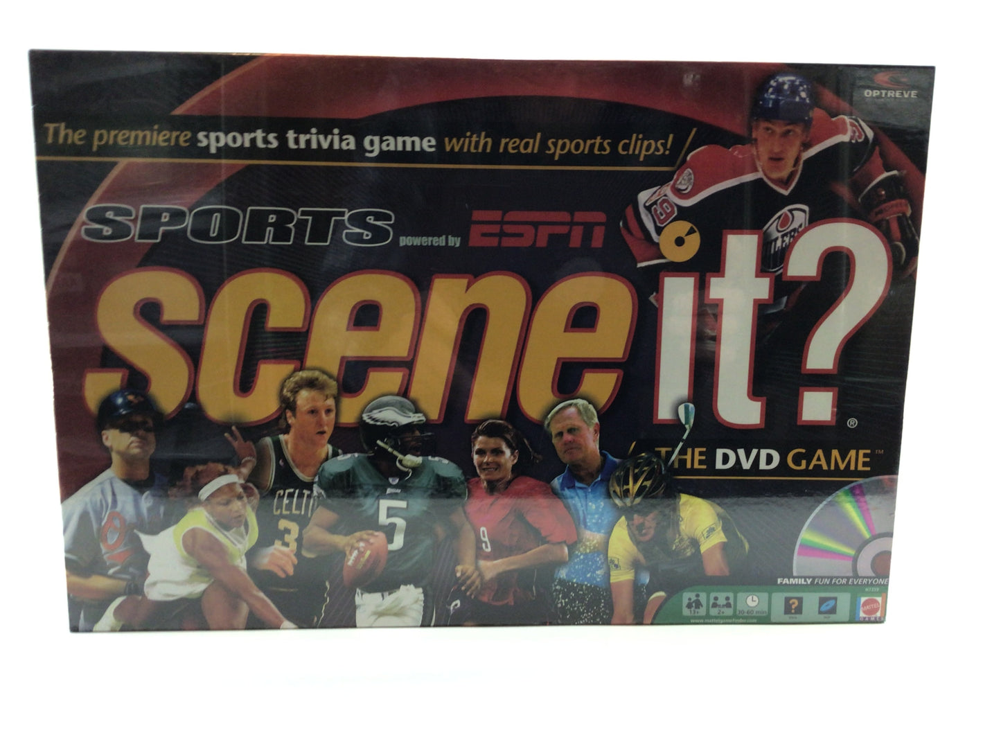 2005 Mattel SCENE it? Sports Trivia DVD Game