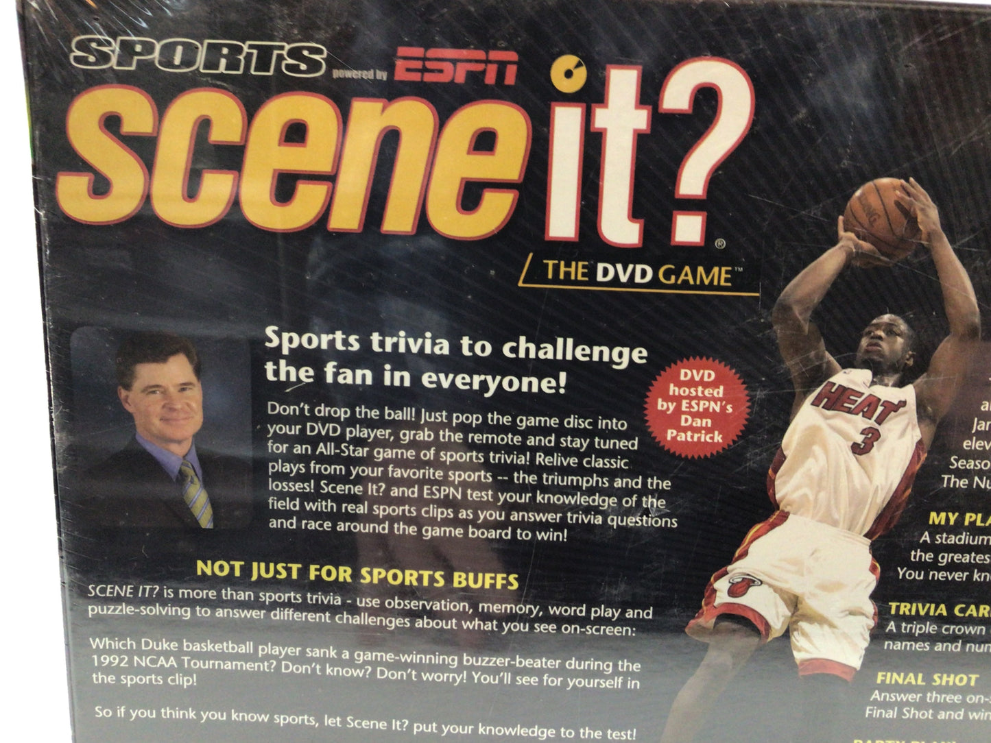 2005 Mattel SCENE it? Sports Trivia DVD Game