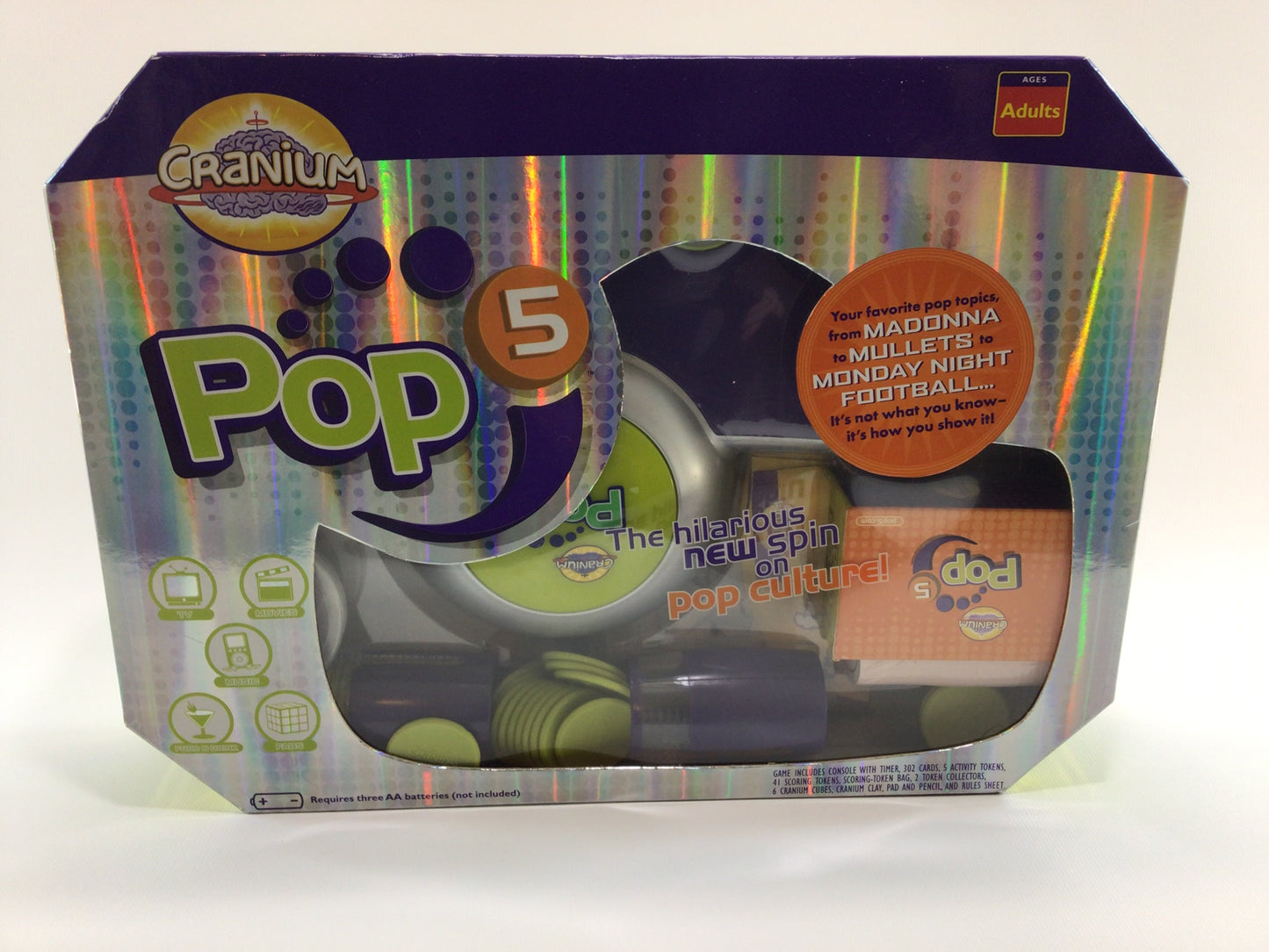 2006 Cranium Pop 5 Pop Culture Electronic Trivia Game