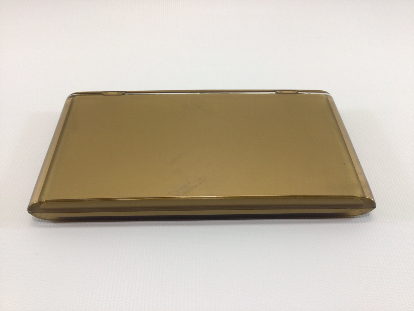 King Size Cigarette Case Gold Tone Acrylic Lucite Quality Made Mid Century Tobacciana Collectible