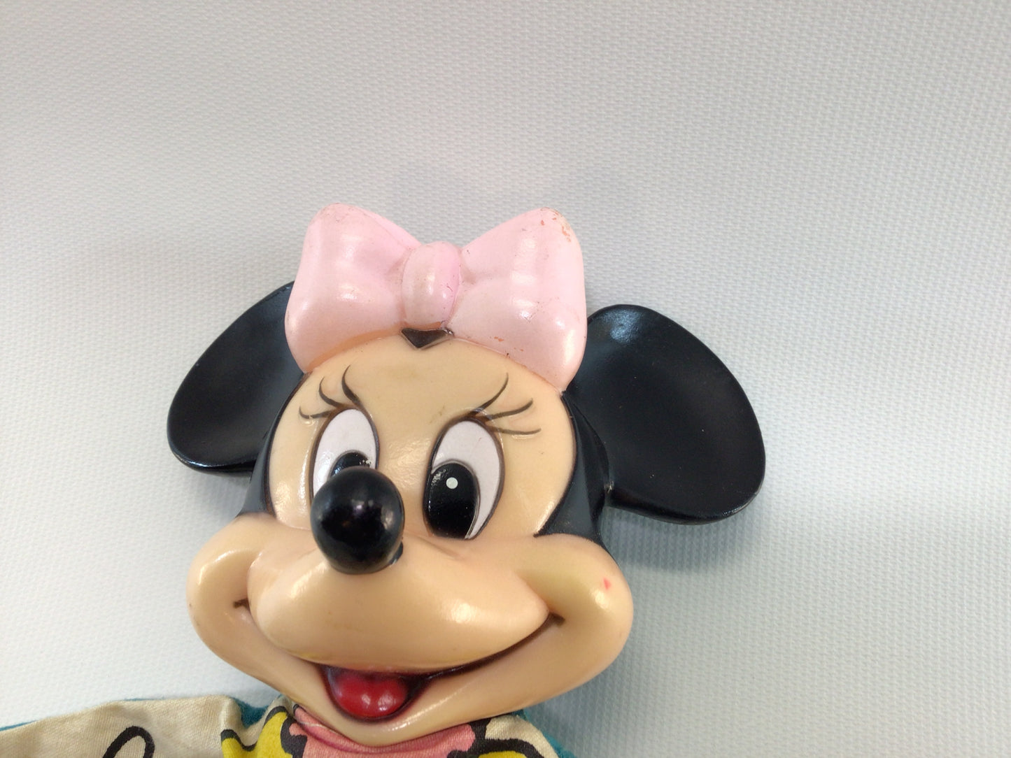 Minnie Mouse Hand Puppet Vintage Walt Disney Productions Toy