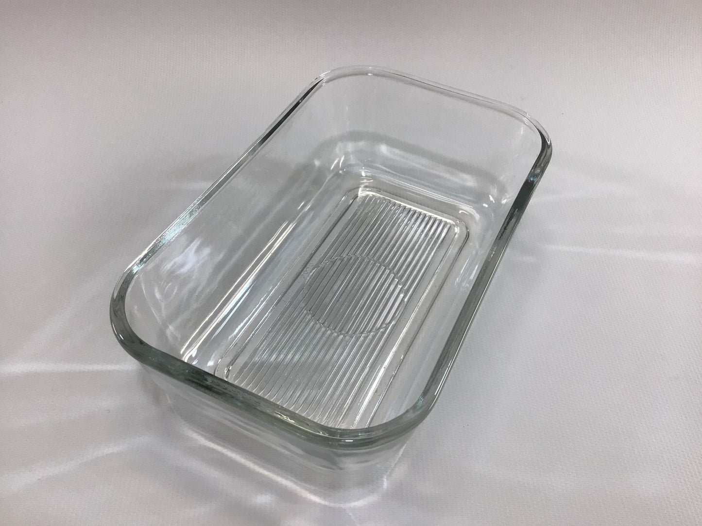 Arcoroc France Refrigerator Dish Loaf Pan Butter Dish Vintage Kitchen Collectible