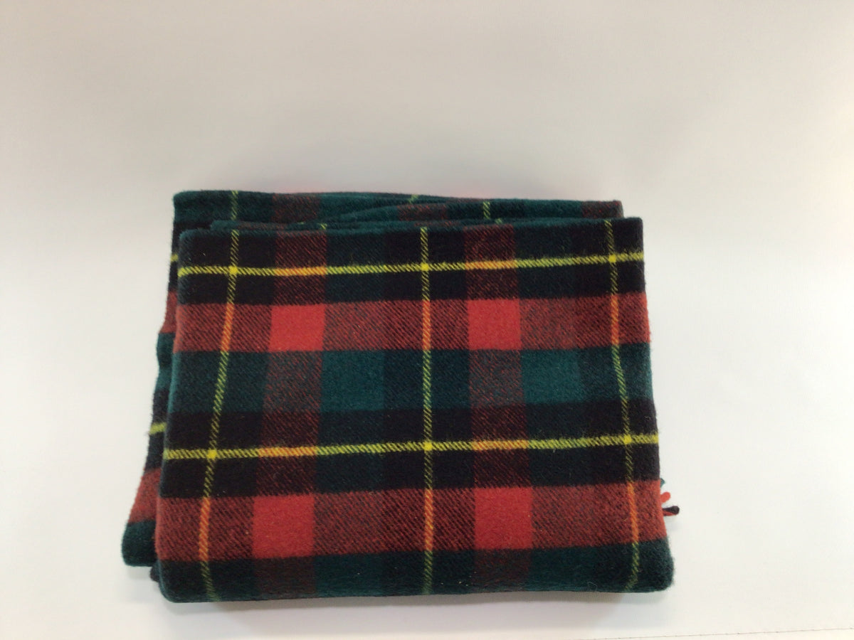 Pendleton Tartan Robe In a Bag Stadium Throw Blanket Vintage Quality Made in USA 100% Virgin Wool