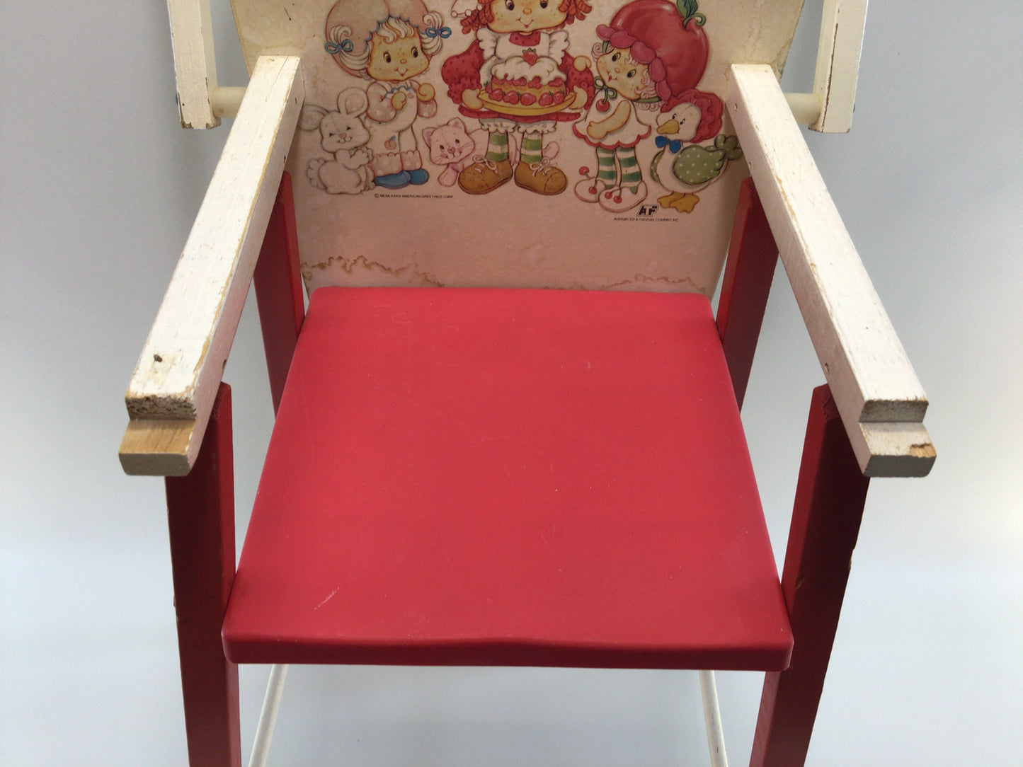 Strawberry Shortcake High Chair Vintage 1980's Toys