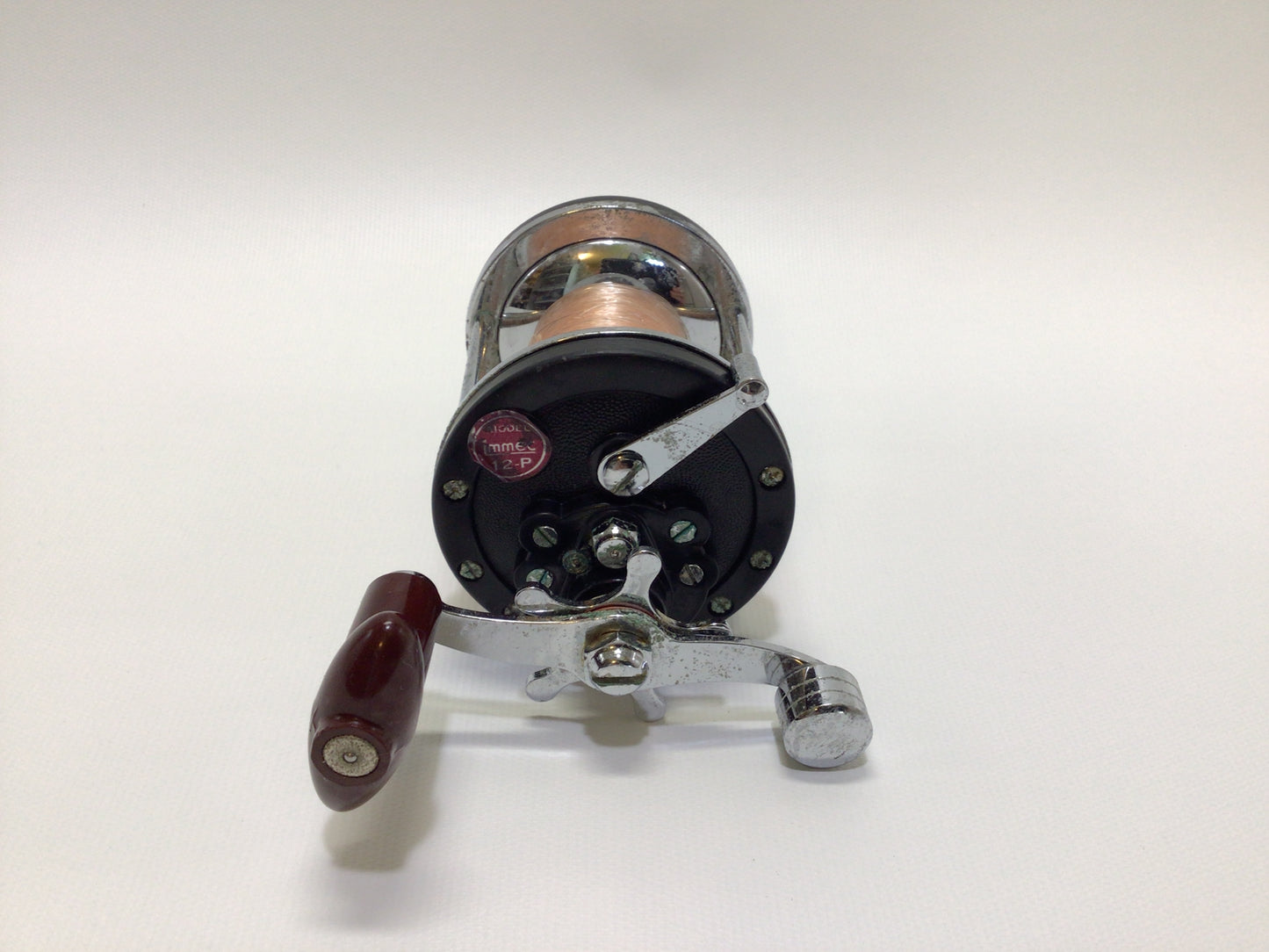 Immec Model 12-P Baitcasting Reel Fishing Tackle Vintage Outdoor Sporting Equipment