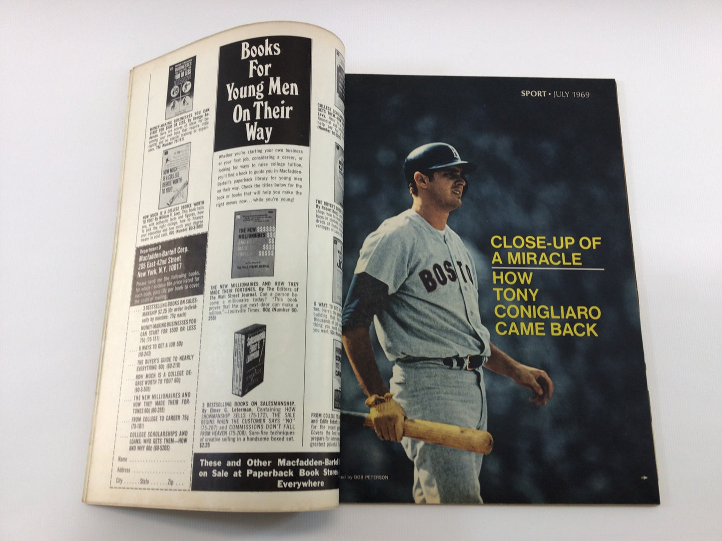 Sport Magazine July 1969 Edition Vintage Sporting Ephemera