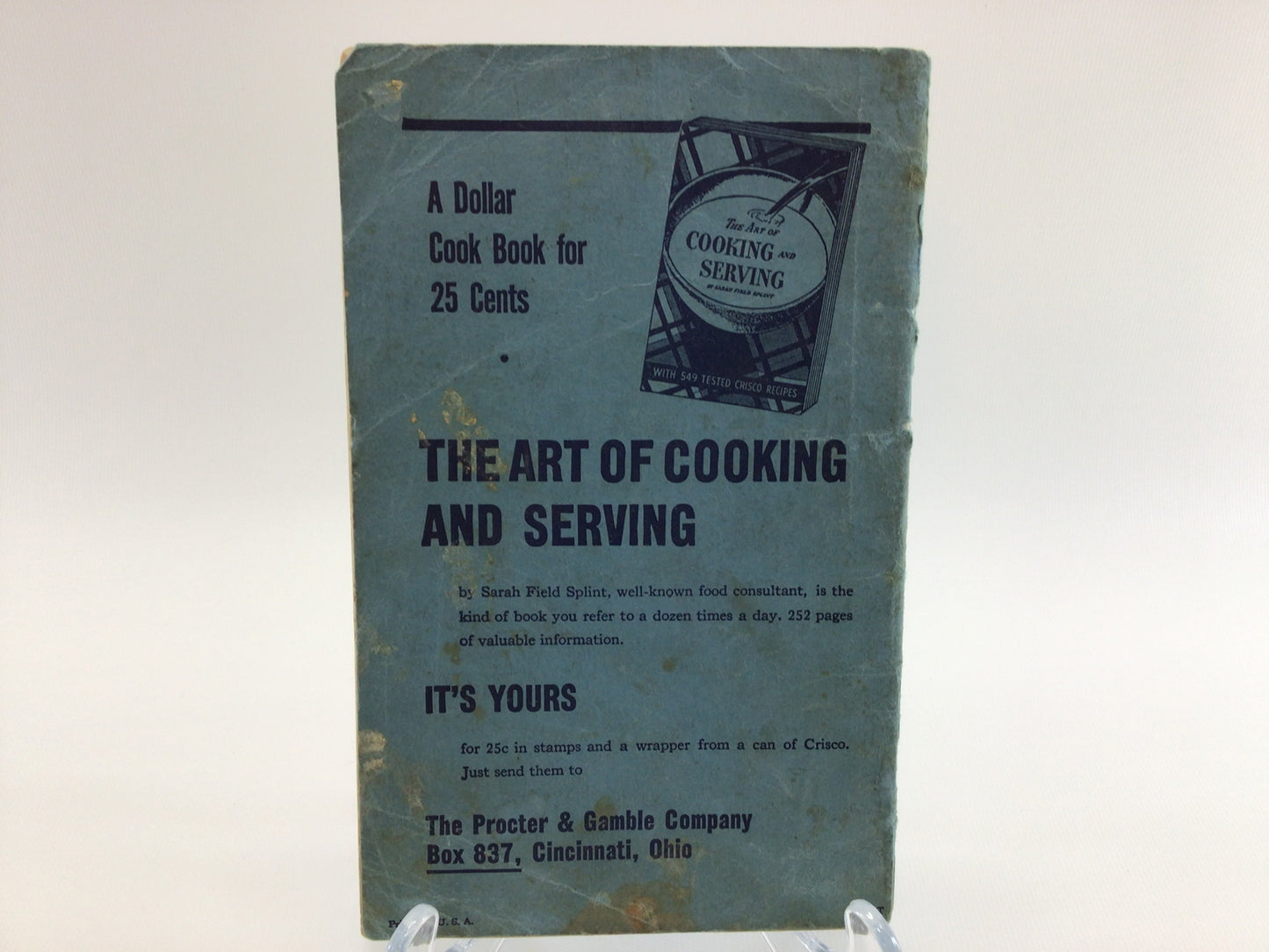 Procter & Gamble Advertising Recipe Booklet Vintage Kitchen Ephemera Cooking Hints and Tested Recipes 1937