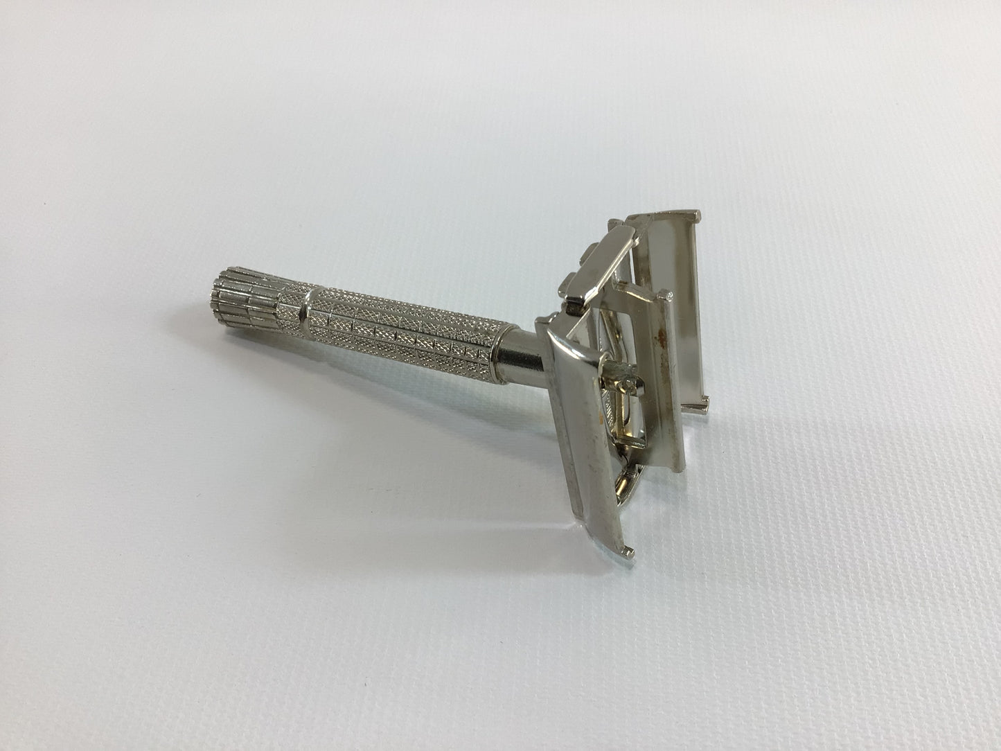 1956 Gillette Super Speed TTO/Tech Safety Razor B2 Mid Century Shaving Collectible