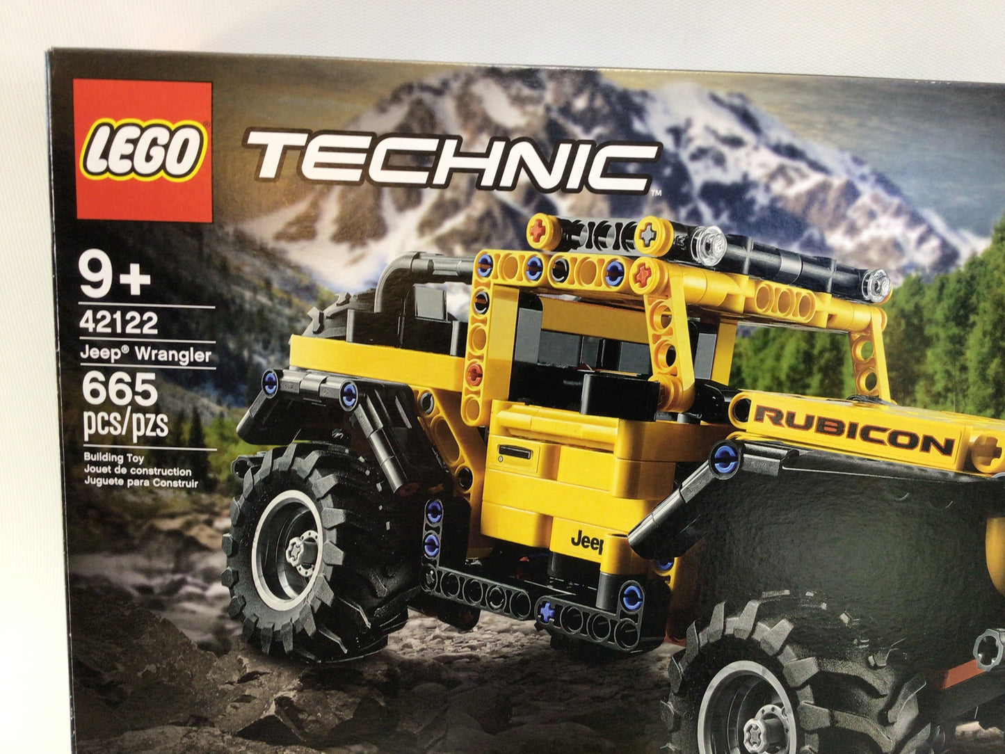 LEGO Technic 42122 Jeep Rubicon 665 Pc Off Road Building Construction Toy