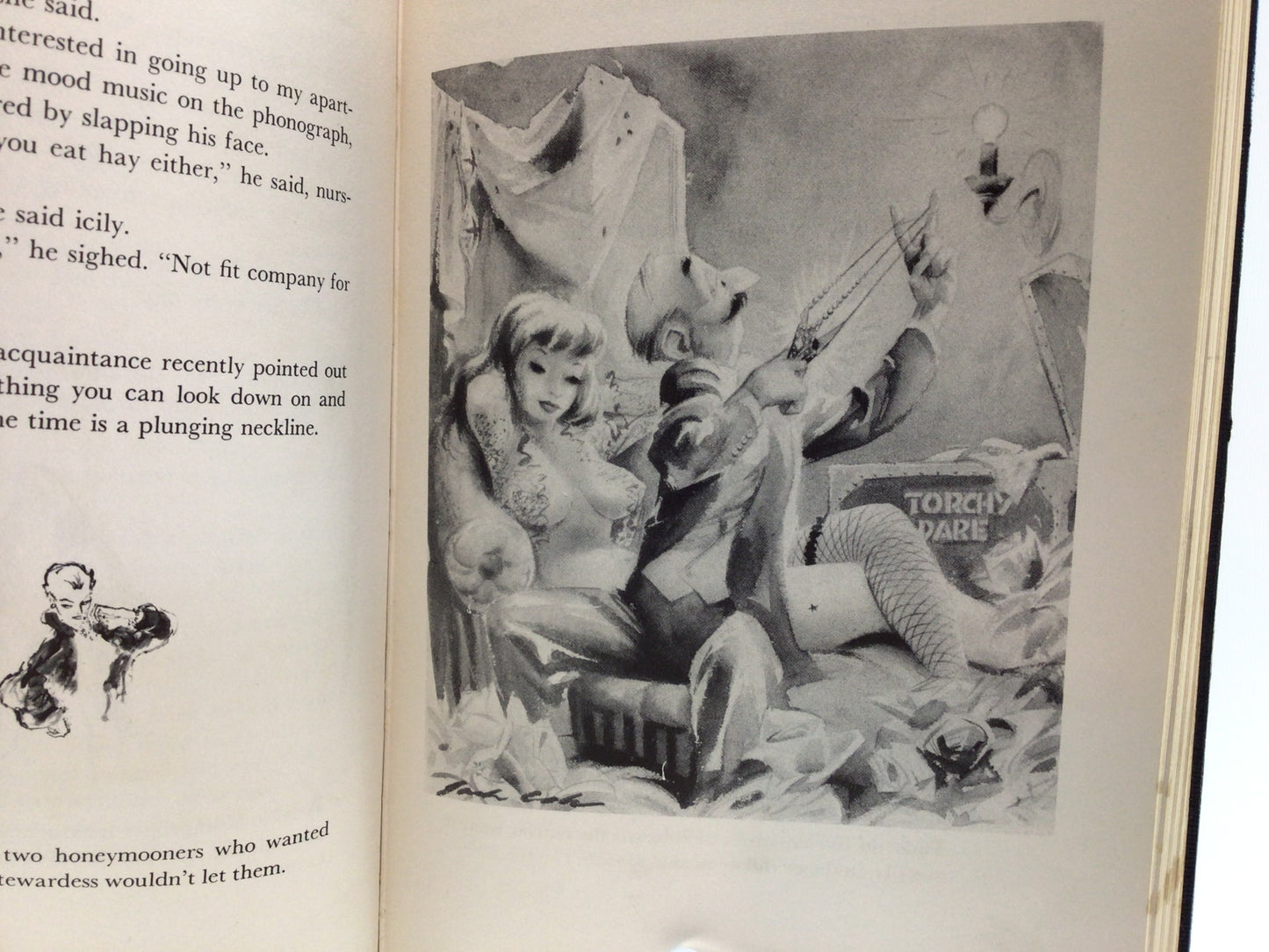 Playboy's Party Jokes Book Vintage Cartoon Black and White Graphic Illustrations Hardcover 1st Edition Copyright 1957