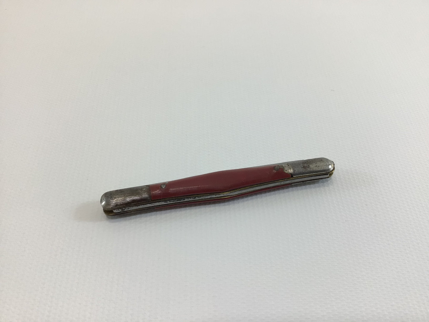 Pen Jackknife Red Vintage TIC Japan Stainless Steel Pocket Knife