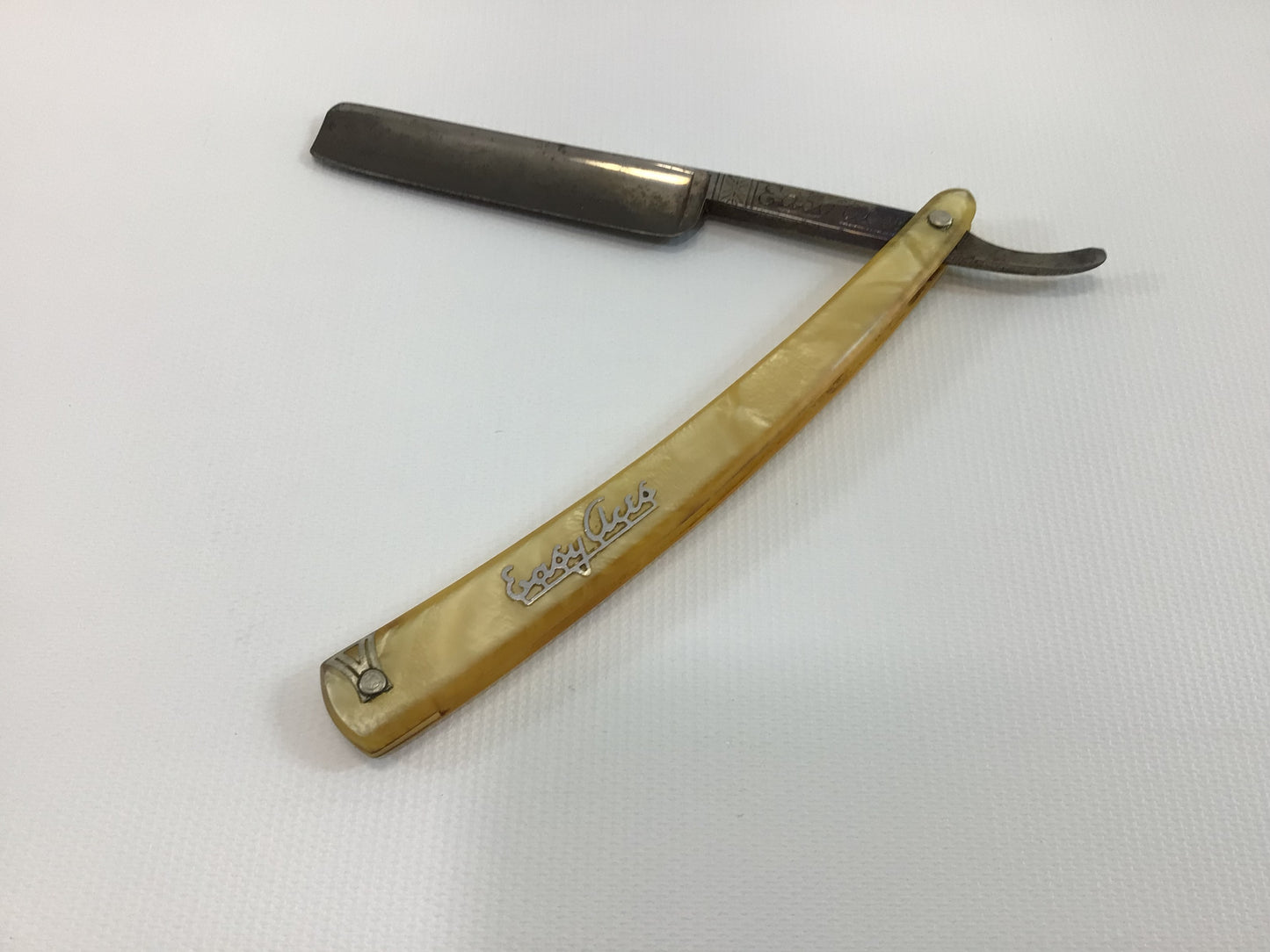 Easy Ace Straight Razor Vintage Art Deco Shaving Blade Genco Bradford PA