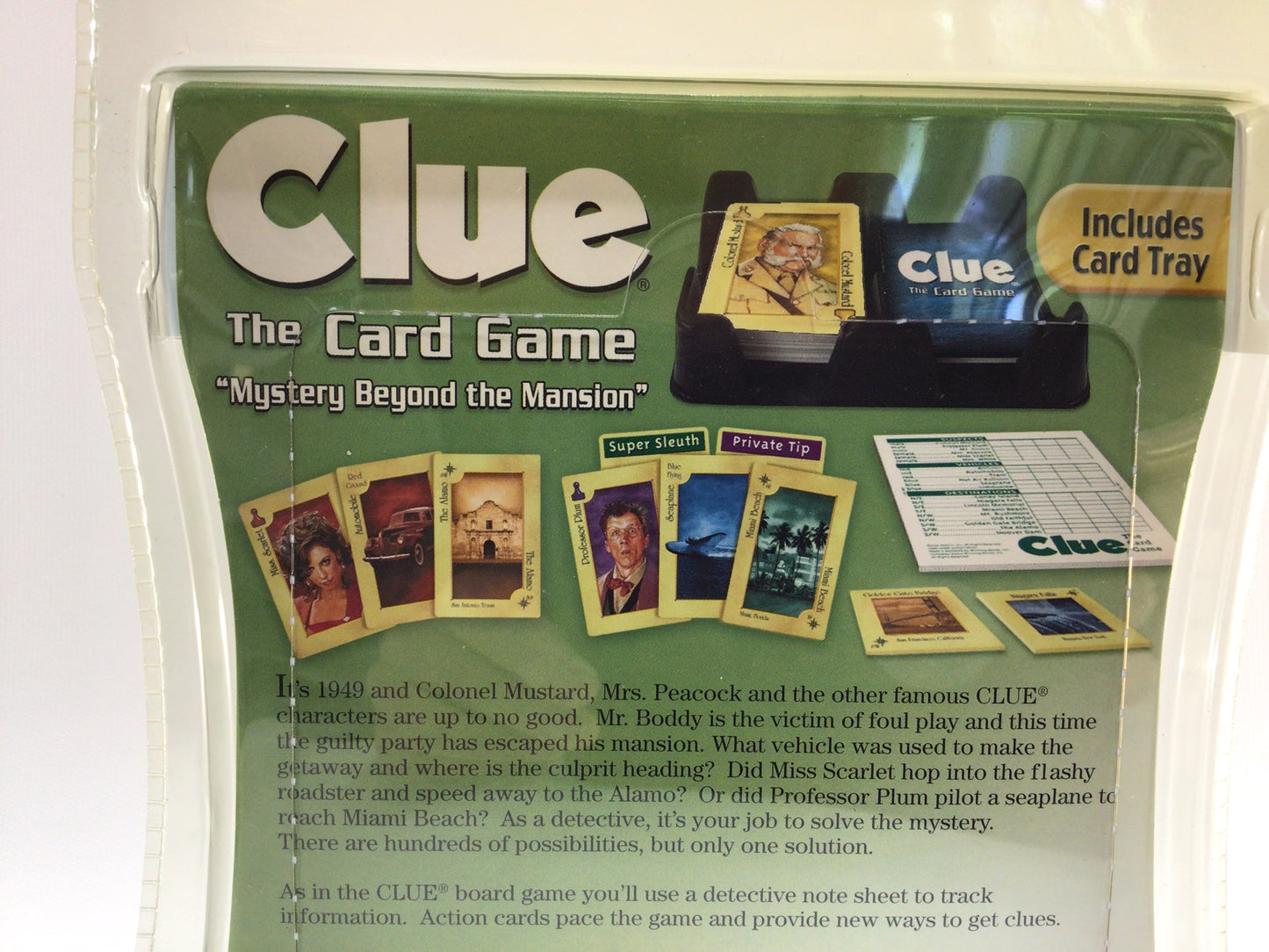 Hasbro 2007 Clue the Card Game - Unopened