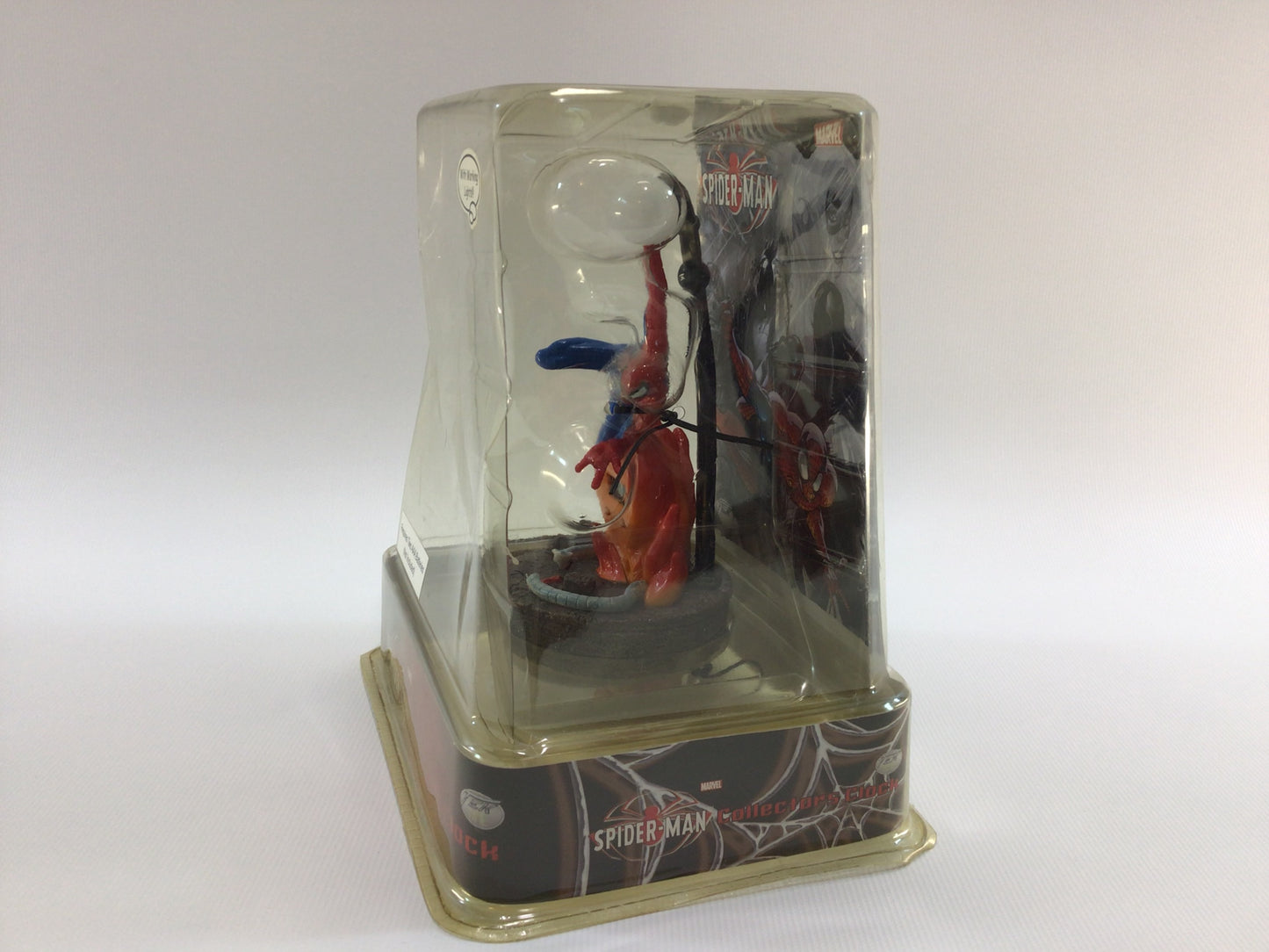 Marvel Spiderman Superhero Night Stand Clock 2003 TEK Time Collectible