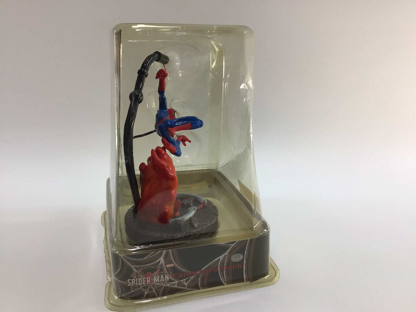 Marvel Spiderman Superhero Night Stand Clock 2003 TEK Time Collectible