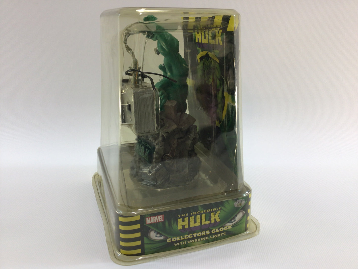 Marvel Incredible Hulk Superhero Night Stand Clock 2003 TEK Time Collectible