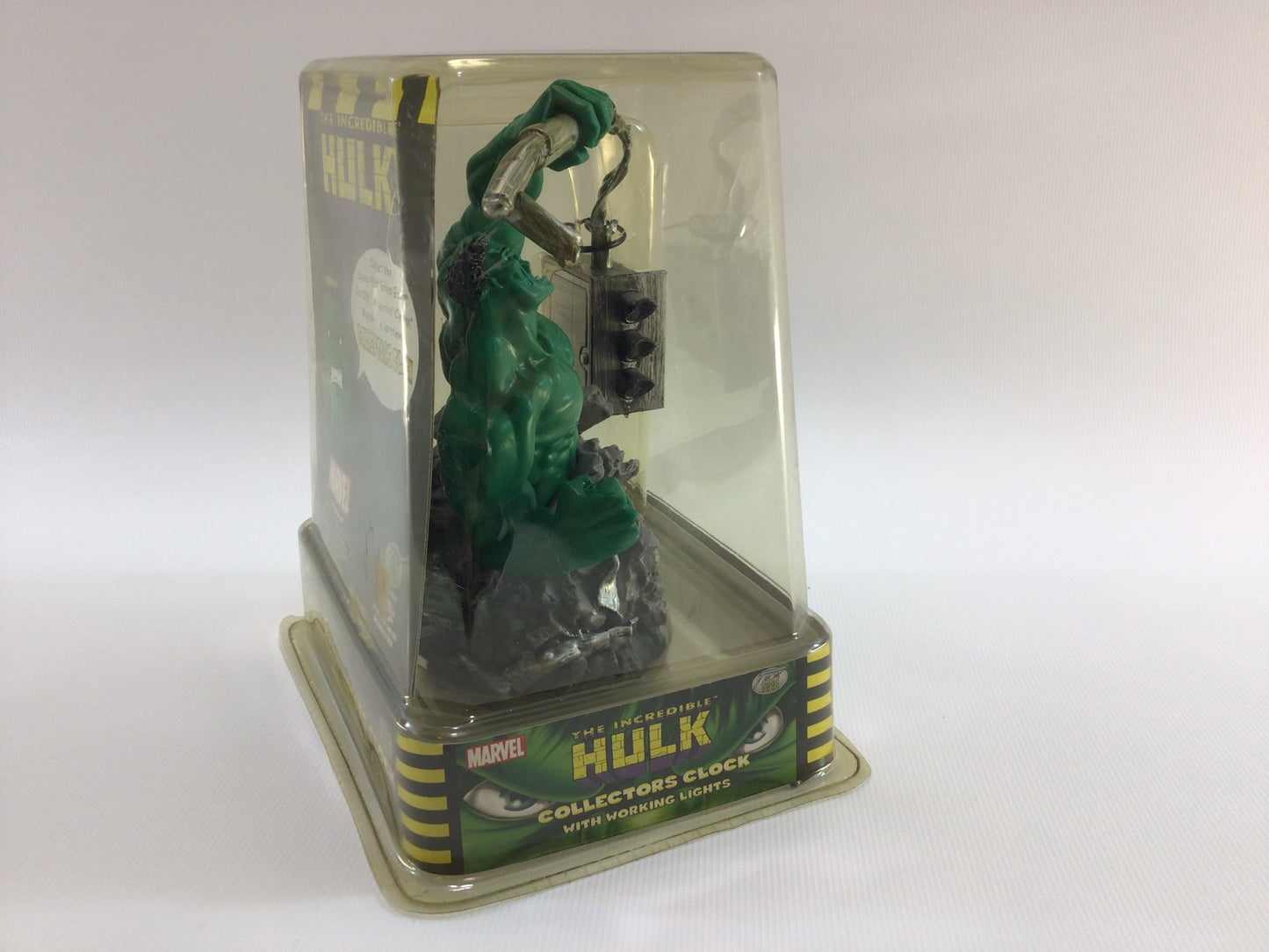 Marvel Incredible Hulk Superhero Night Stand Clock 2003 TEK Time Collectible