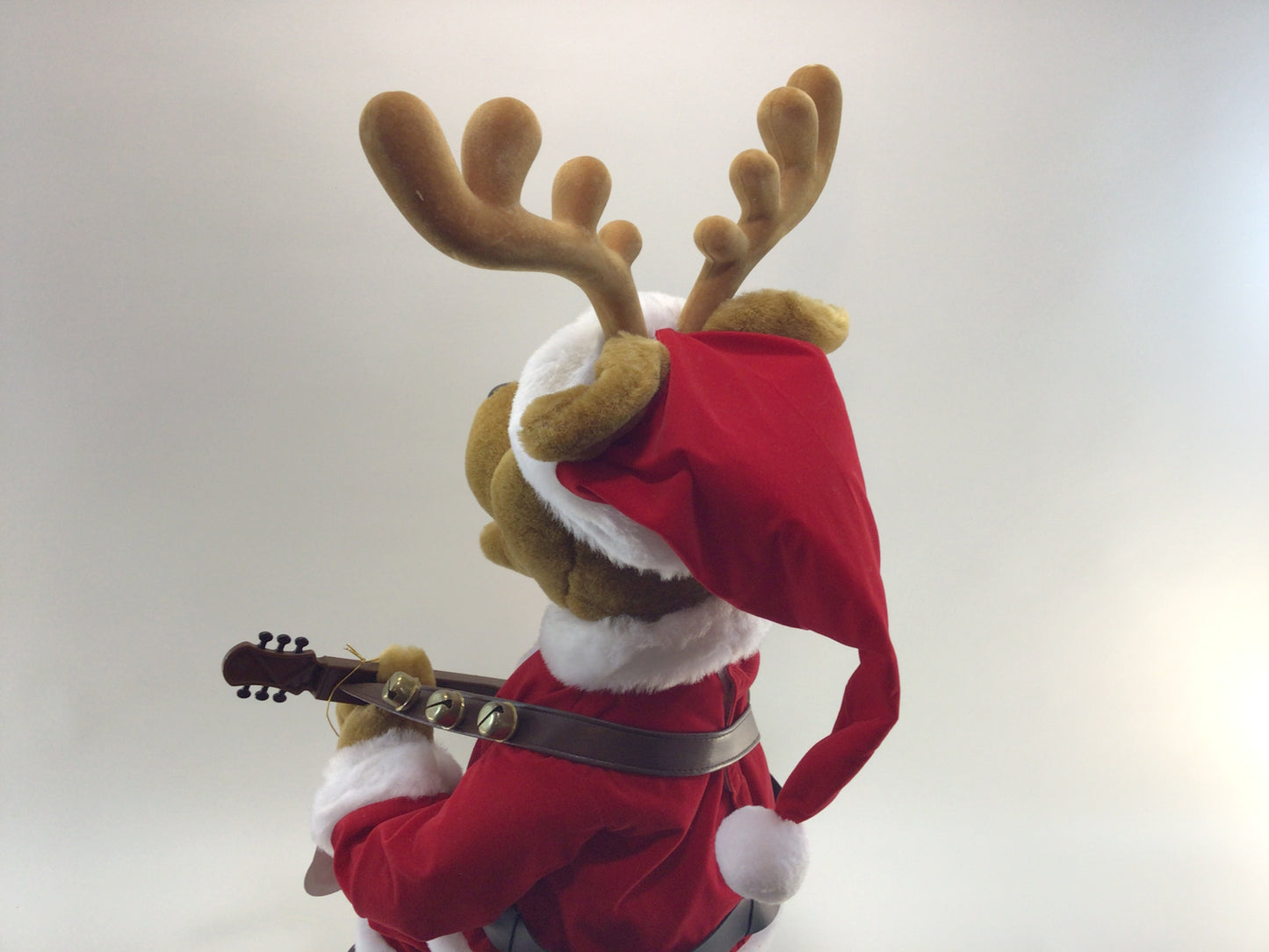 Animated Christmas Decor Telco 22" Reggie the Rockin' Reindeer in Santa Claus Costume - Not Working