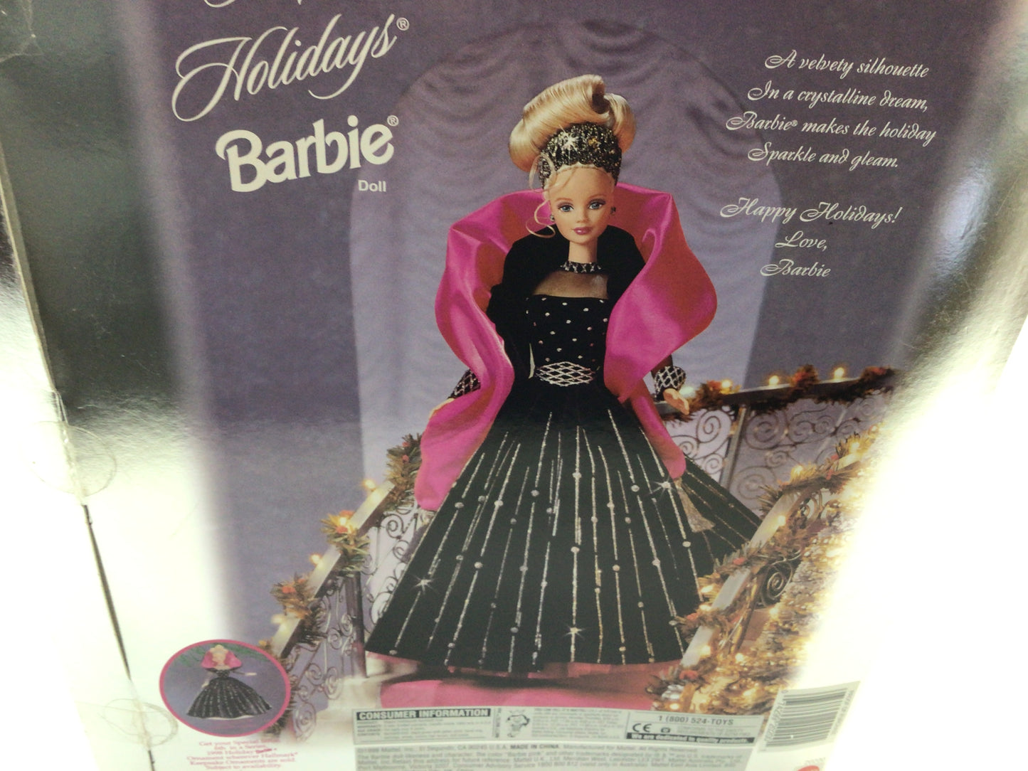 Happy Holidays Barbie Special Edition Fashion Doll 1998 Hallmark Christmas Collectible