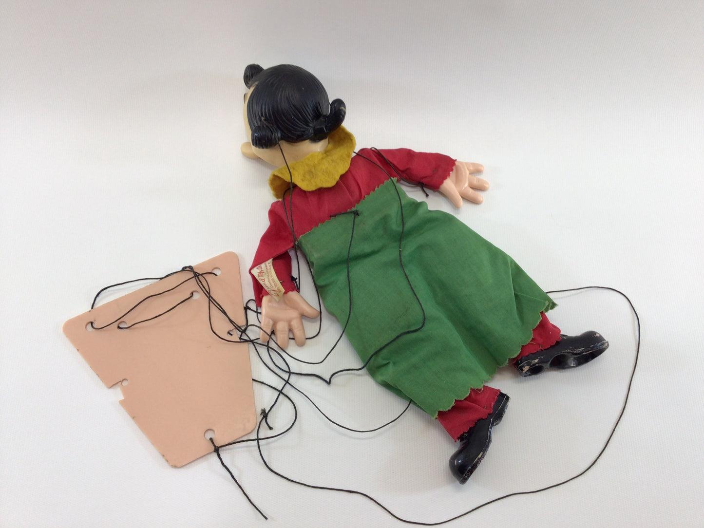 Vintage Marionette Hand Puppet GUND Olive Oyl Collectible Pretend Play Toy Cartoon Character