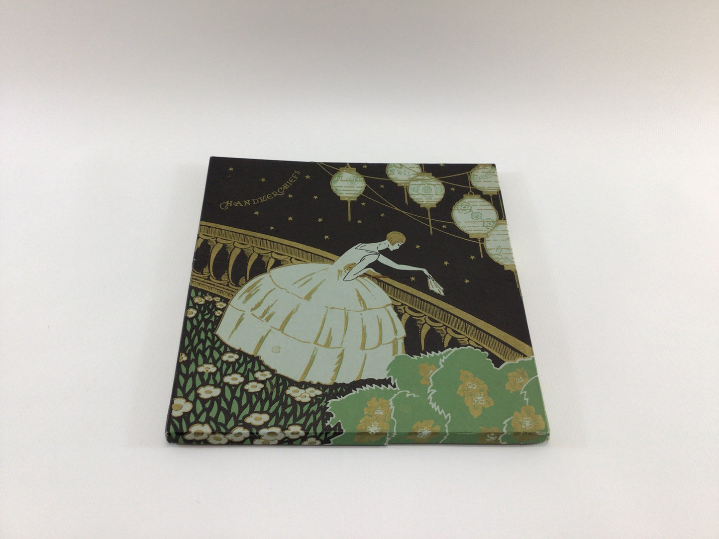 Embroidered Linen Vintage Ladies Handkerchiefs in Original Gift Box