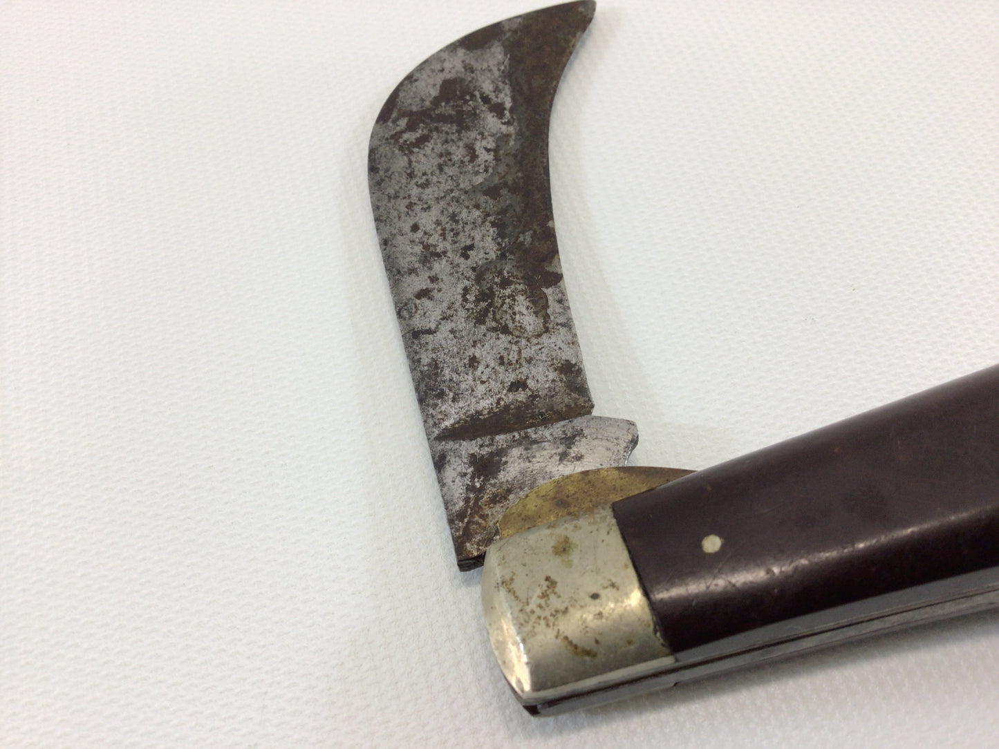 Hawkbill Single Blade Antique Pocket Knife M Klein & Sons Quality Made in Chicago