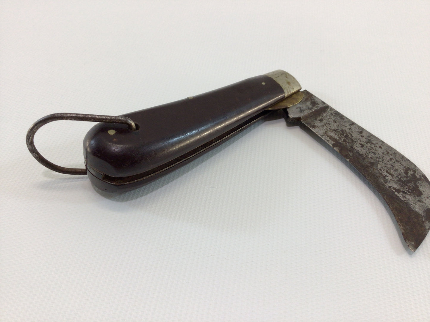 Hawkbill Single Blade Antique Pocket Knife M Klein & Sons Quality Made in Chicago