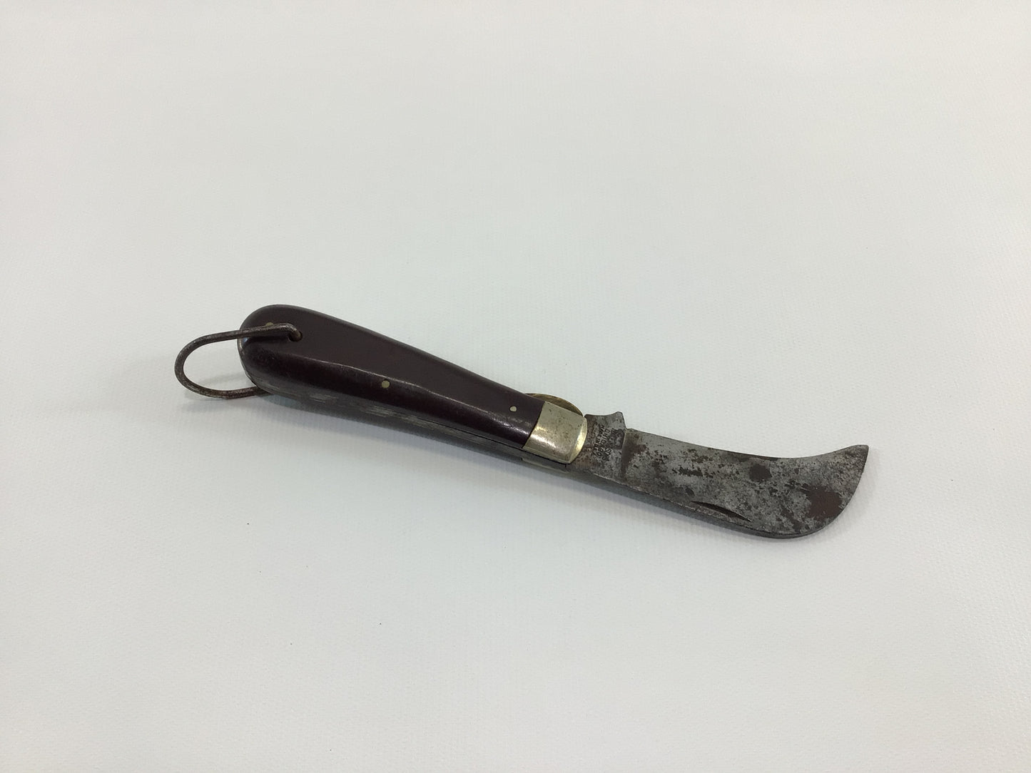 Hawkbill Single Blade Antique Pocket Knife M Klein & Sons Quality Made in Chicago