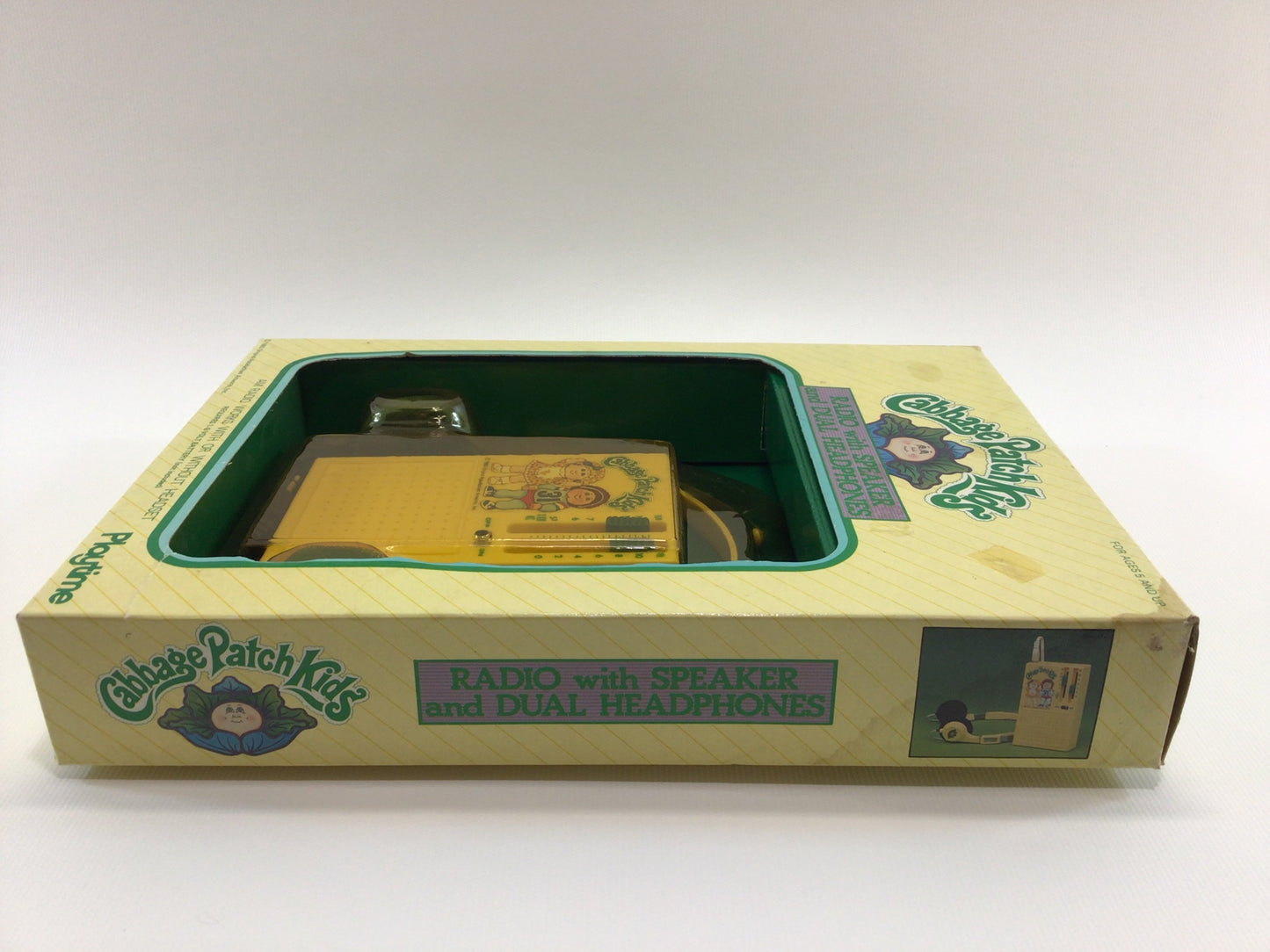 Vintage Cabbage Patch Kids AM Transistor Radio 1983 Electronic Toy