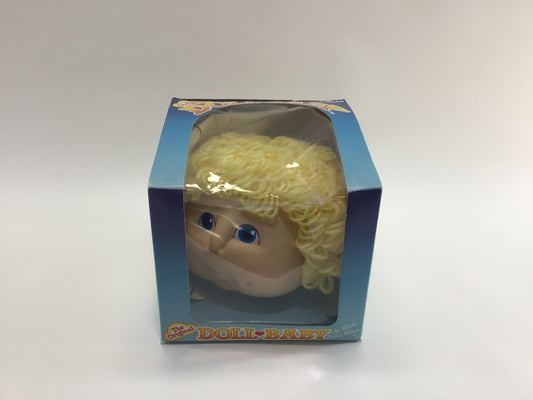 Doll Head Vintage Fibre Craft The Original Doll Baby Blonde Curly Hair No 3110 Art Craft Supply Parts Pieces