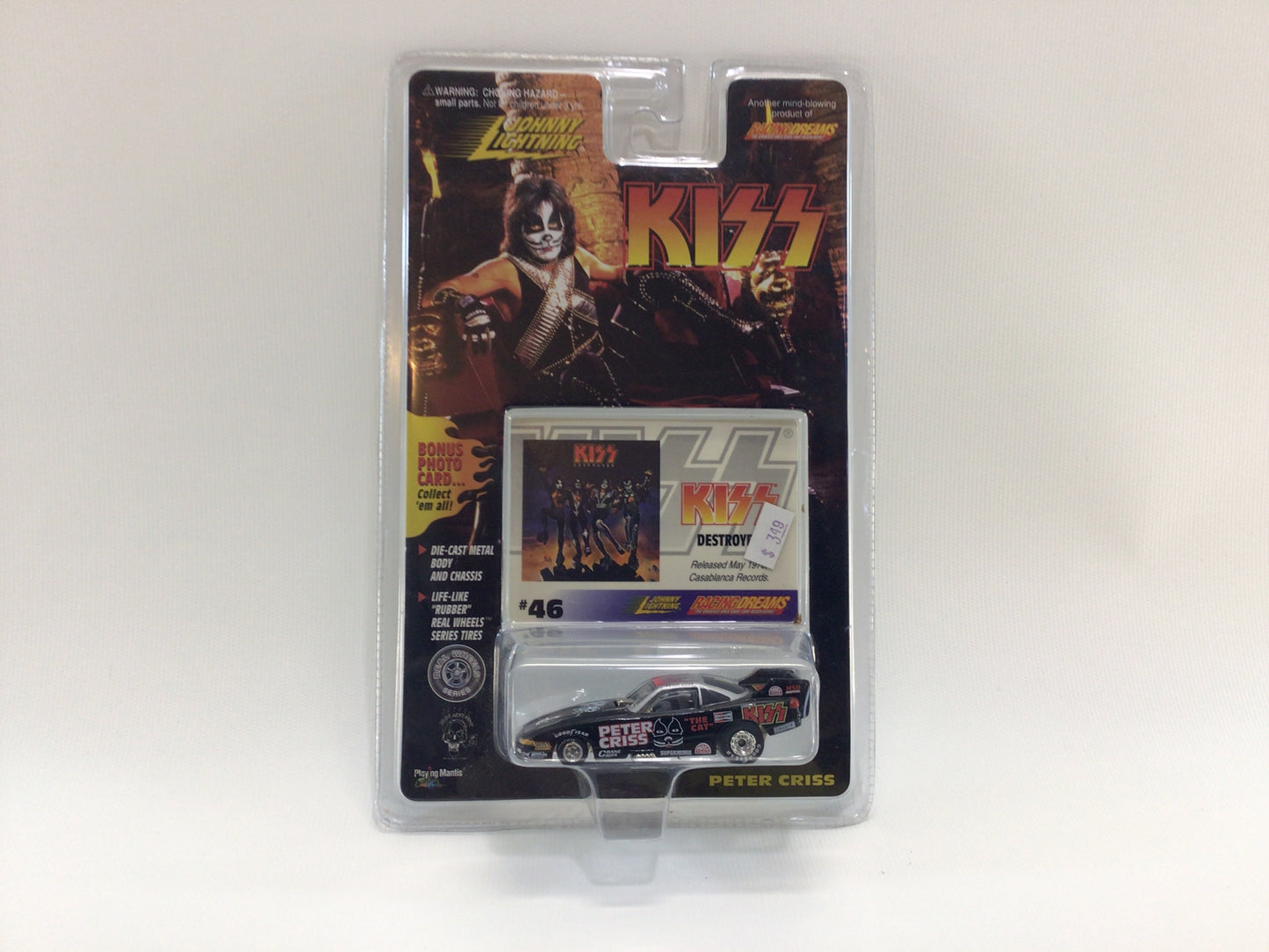 KISS Johnny Lightning Playing Mantis 1/64 Scale Diecast Funny Car Dragster - CHOOSE ONE