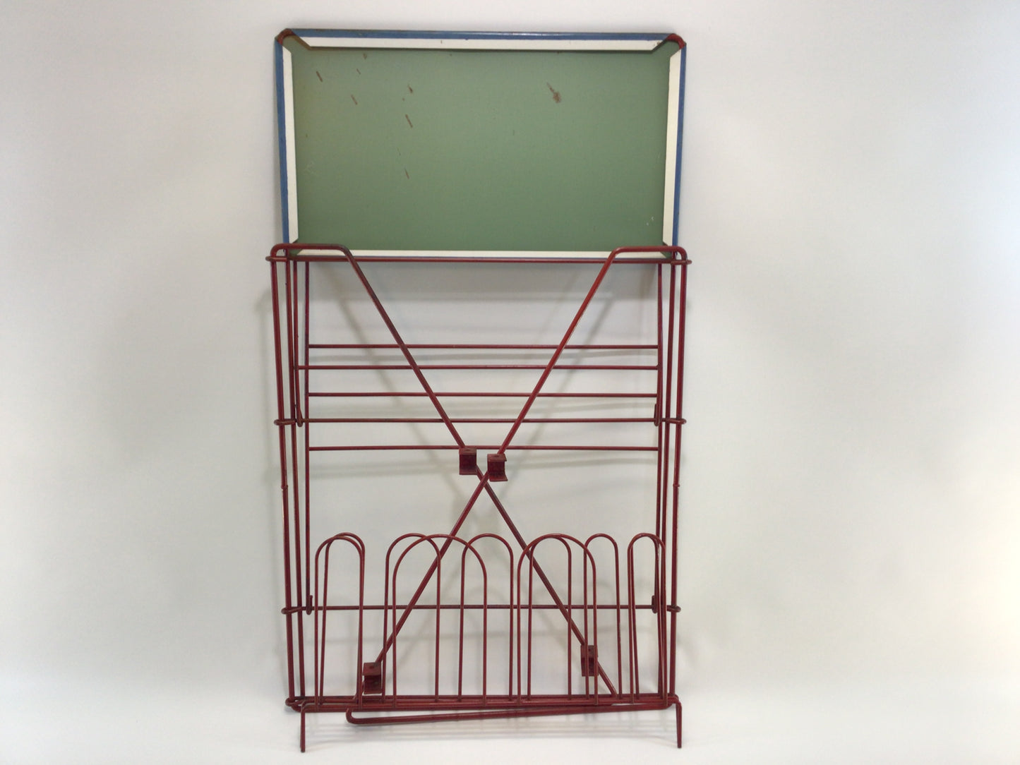 Paint Brush Stand Vintage Hardware Store Metal Display Rack Baltimore Brushes Boston Mass