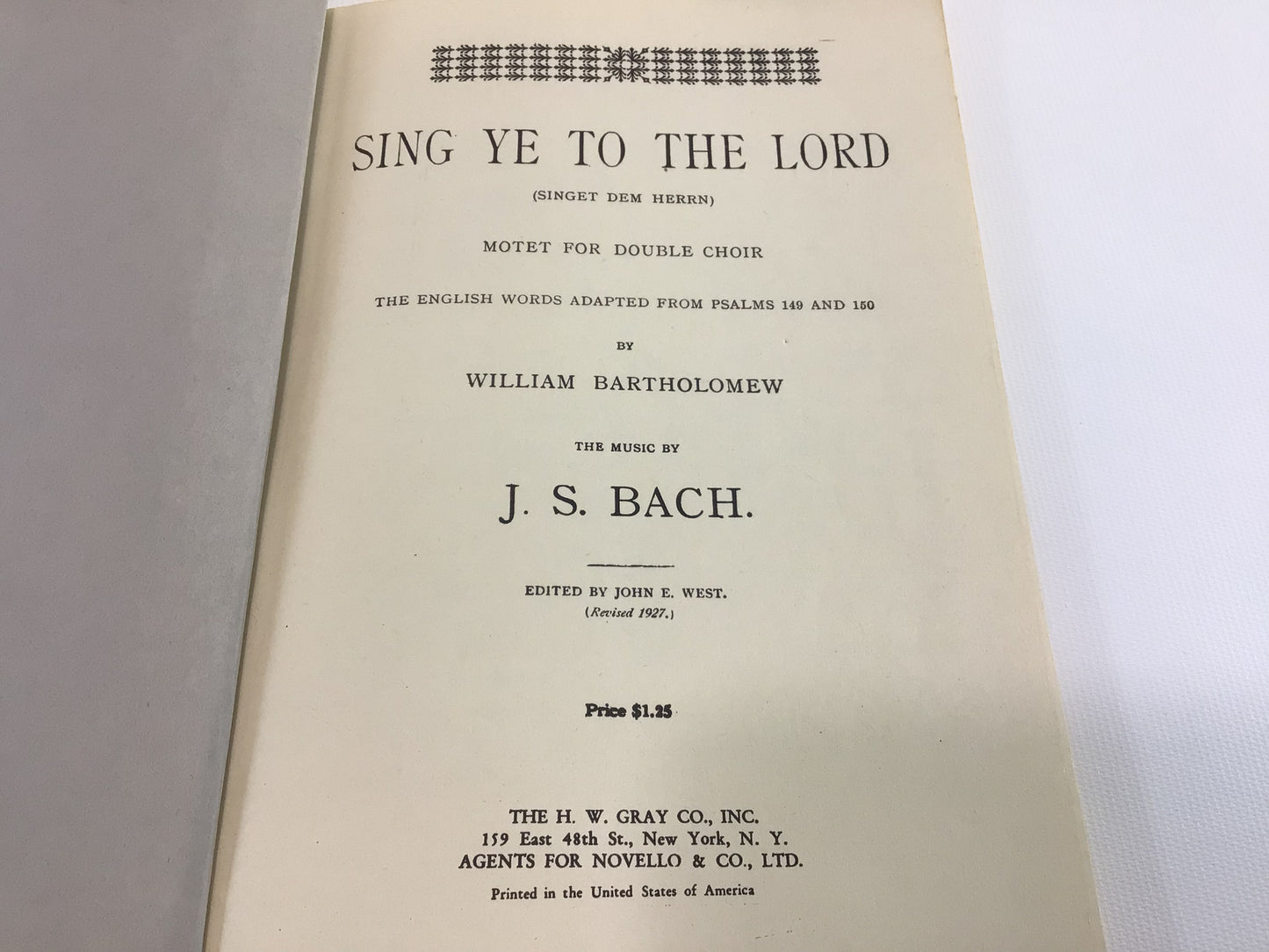 Vintage Piano Music Books Bach Brahms Mozart Requiem and Sing Ye To The Lord