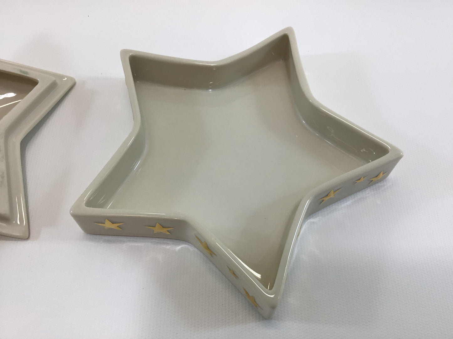 Lenox Gold Stars Porcelain Ceramic Trinket Dish